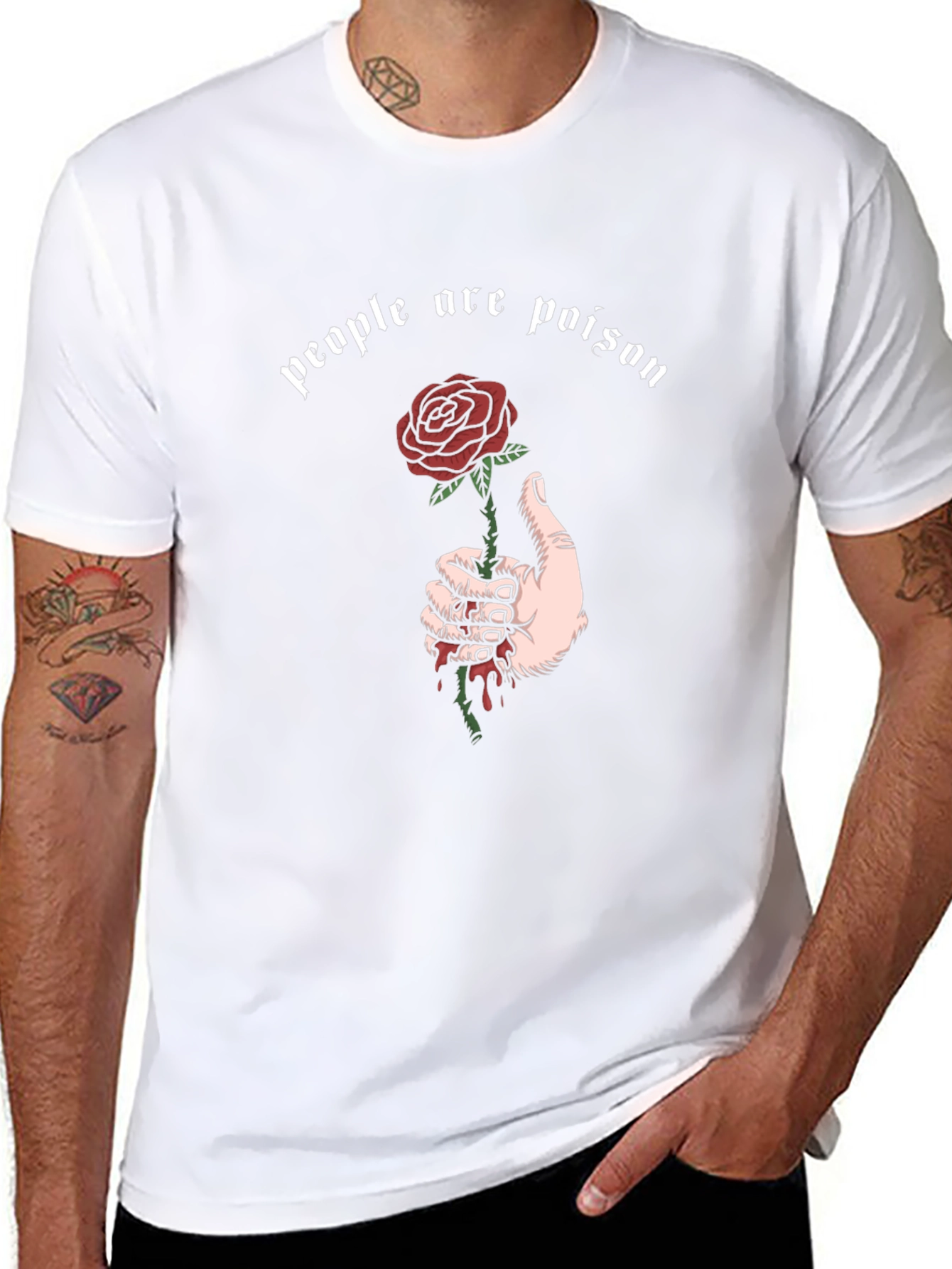 People are Poison Rose Graphic Tee