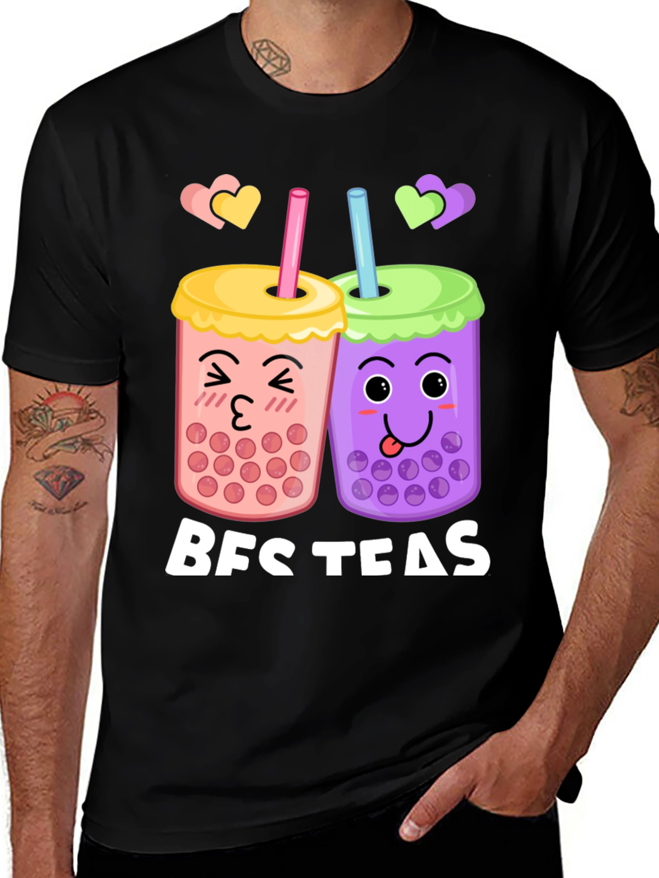 Boba Best Friends Matching Graphic Tee
