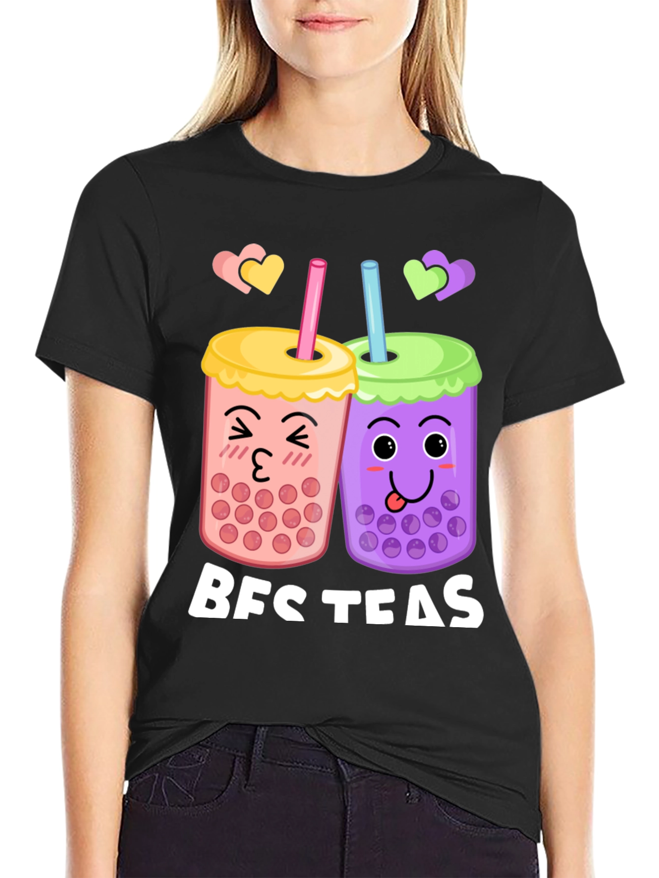 Boba Best Friends Matching Graphic Tee