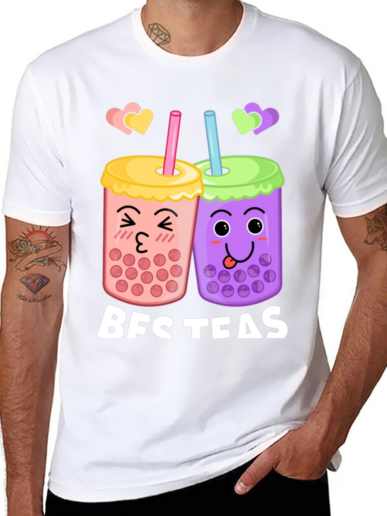Boba Best Friends Matching Graphic Tee