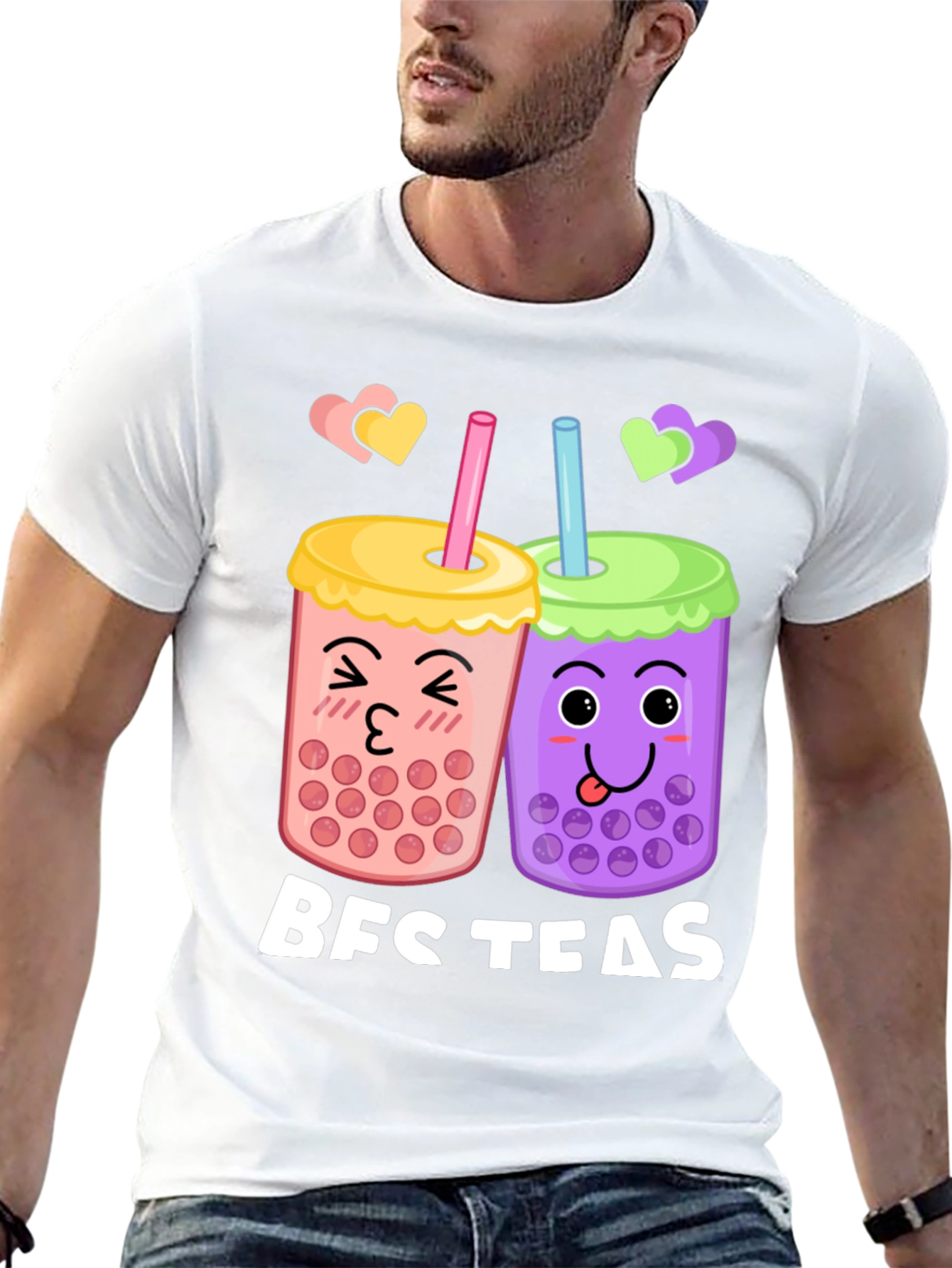 Boba Best Friends Matching Graphic Tee