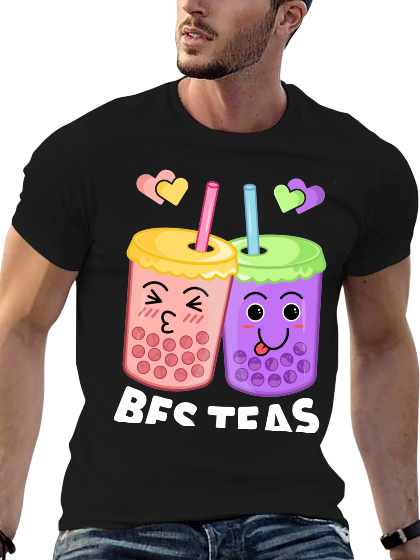 Boba Best Friends Matching Graphic Tee