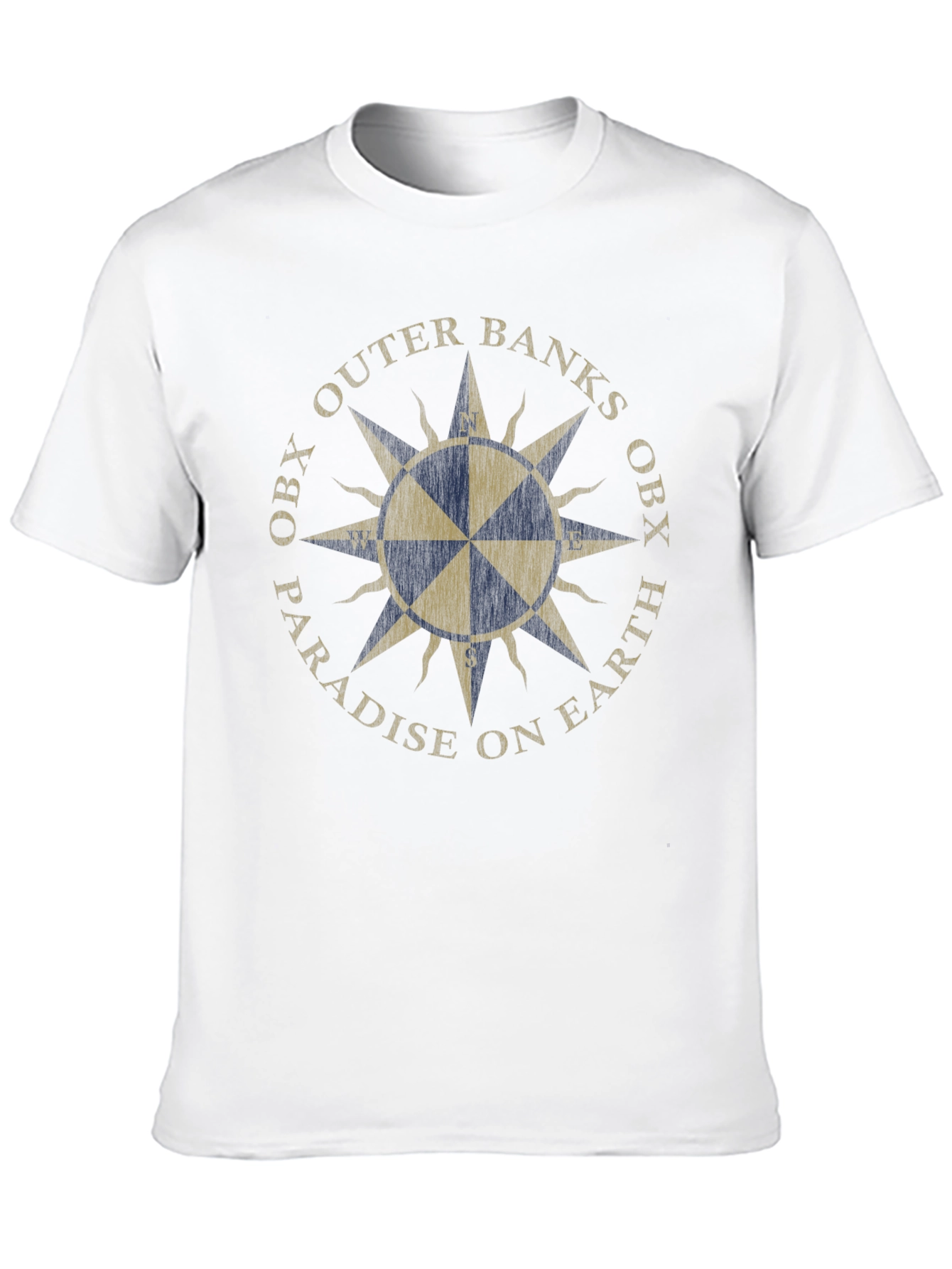 Outer Banks OBX Compass Black T-Shirt