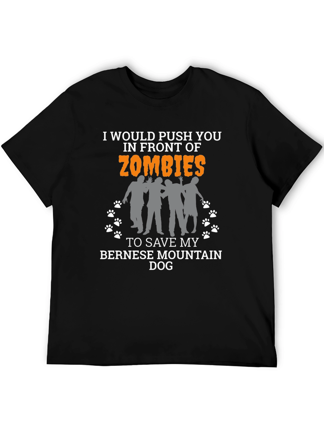 Funny Bernese Mountain Dog Zombie T-Shirt