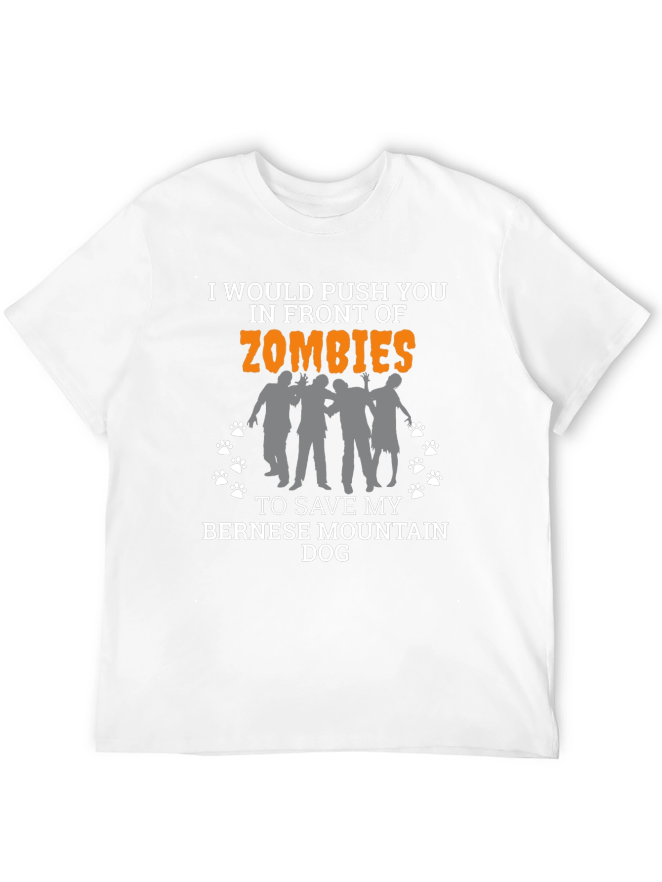 Funny Bernese Mountain Dog Zombie T-Shirt