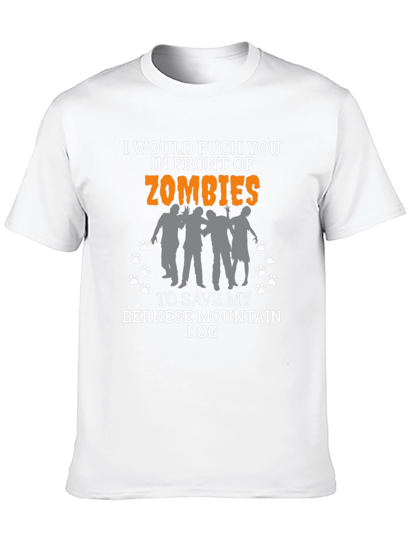 Funny Bernese Mountain Dog Zombie T-Shirt