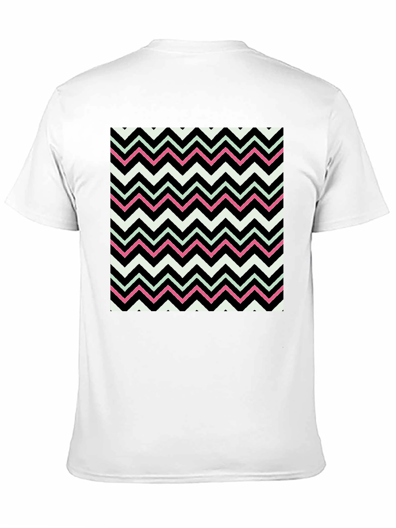 Zigzag Pattern T-Shirt - Modern Graphic Tee