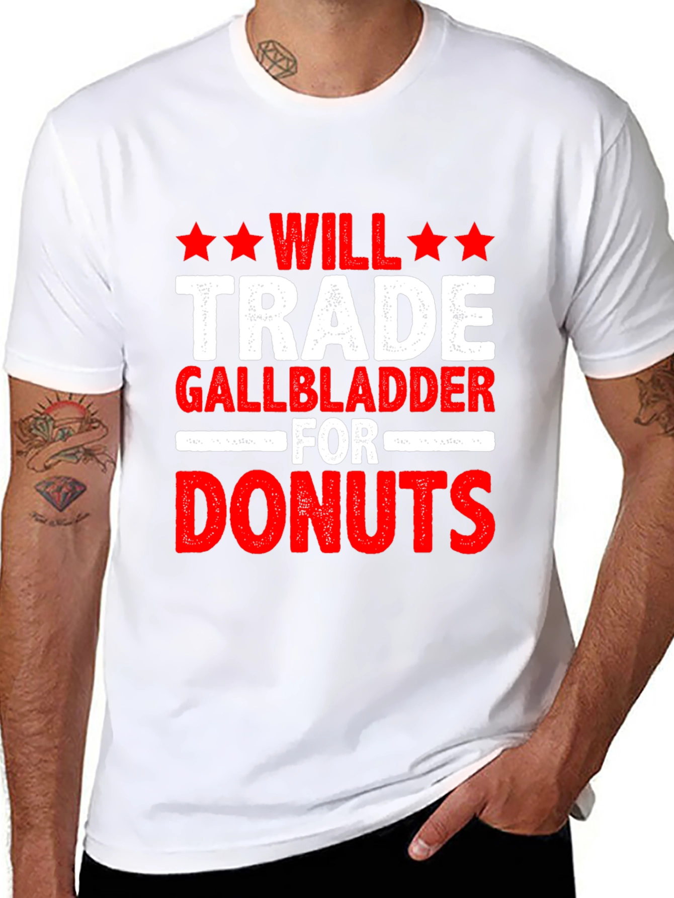 Will Trade Gallbladder for Donuts Graphic Tee