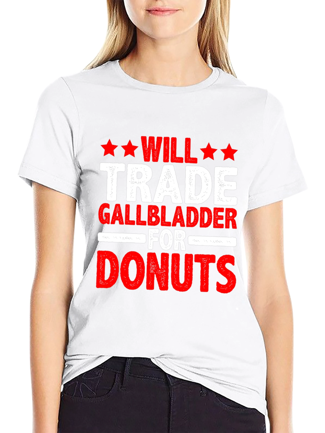 Will Trade Gallbladder for Donuts Graphic Tee