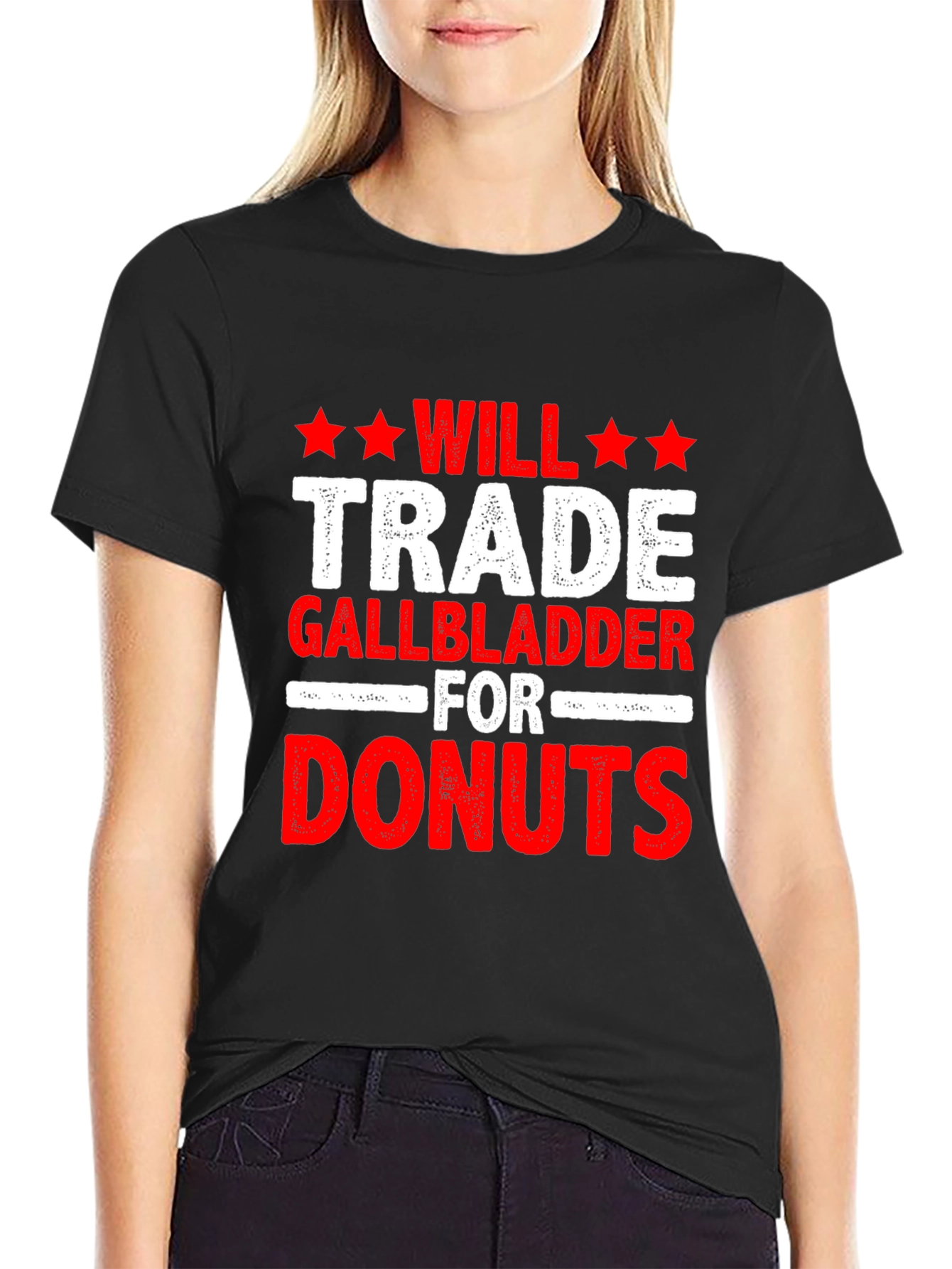 Will Trade Gallbladder for Donuts Graphic Tee