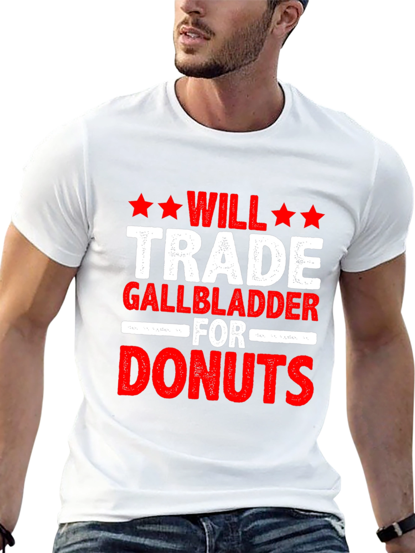 Will Trade Gallbladder for Donuts Graphic Tee