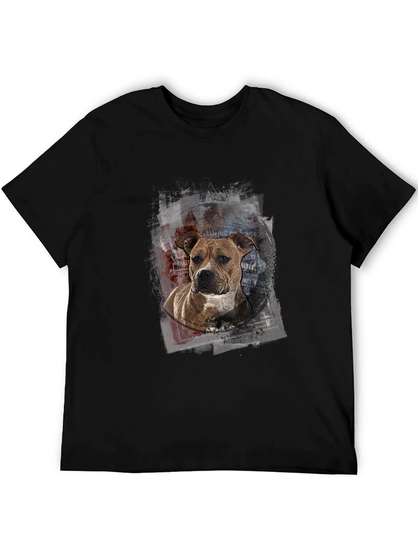 Dog Art Graphic Print T-Shirt - Unisex Casual Tee