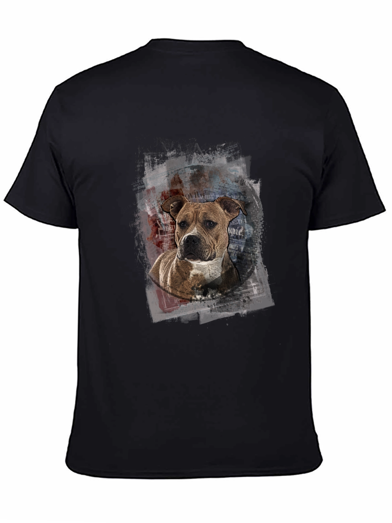 Dog Art Graphic Print T-Shirt - Unisex Casual Tee