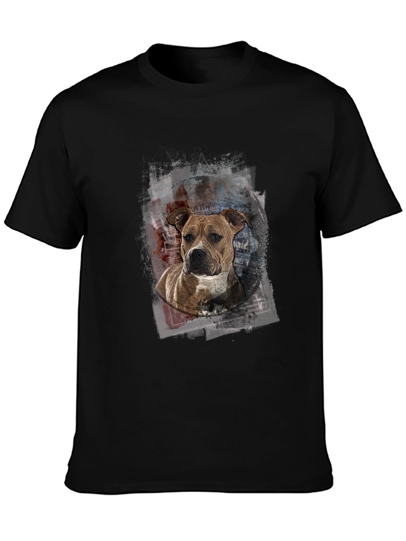Dog Art Graphic Print T-Shirt - Unisex Casual Tee