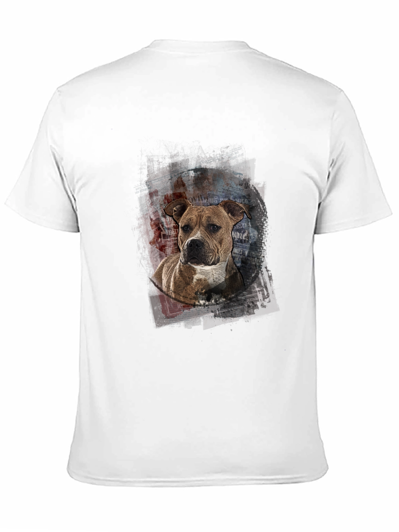 Dog Art Graphic Print T-Shirt - Unisex Casual Tee