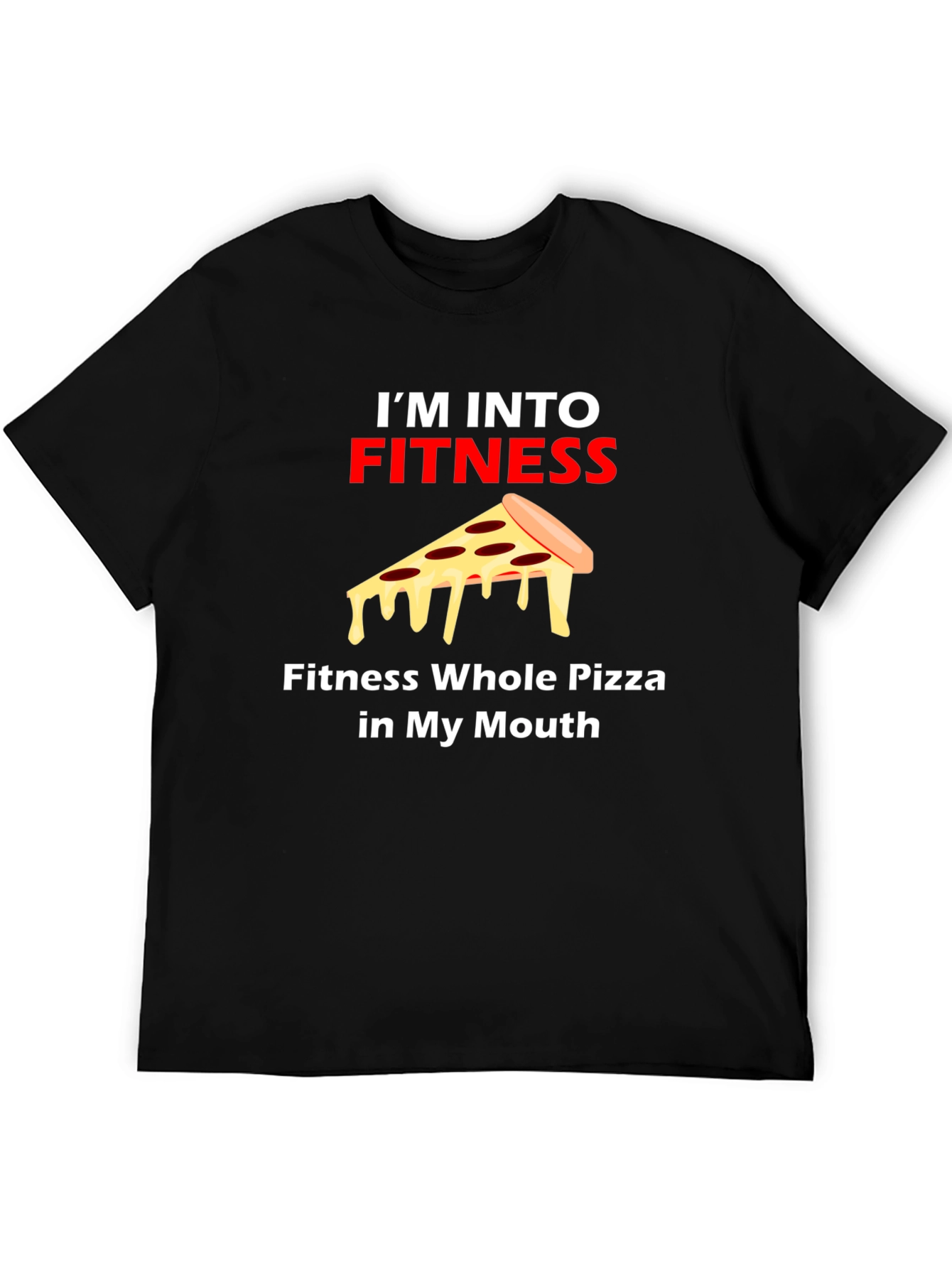 Fitness Pizza Graphic Tee