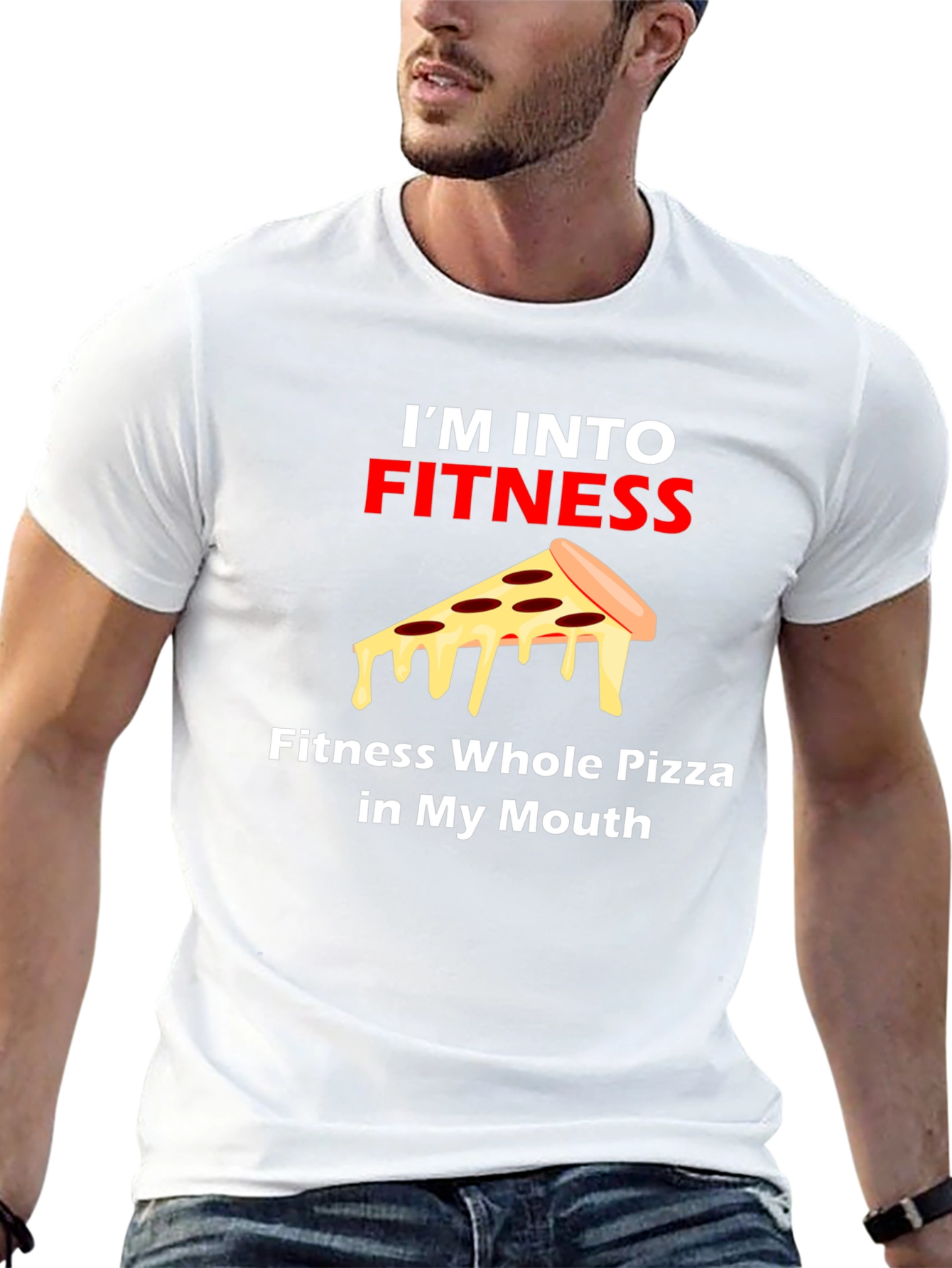 Fitness Pizza Graphic Tee