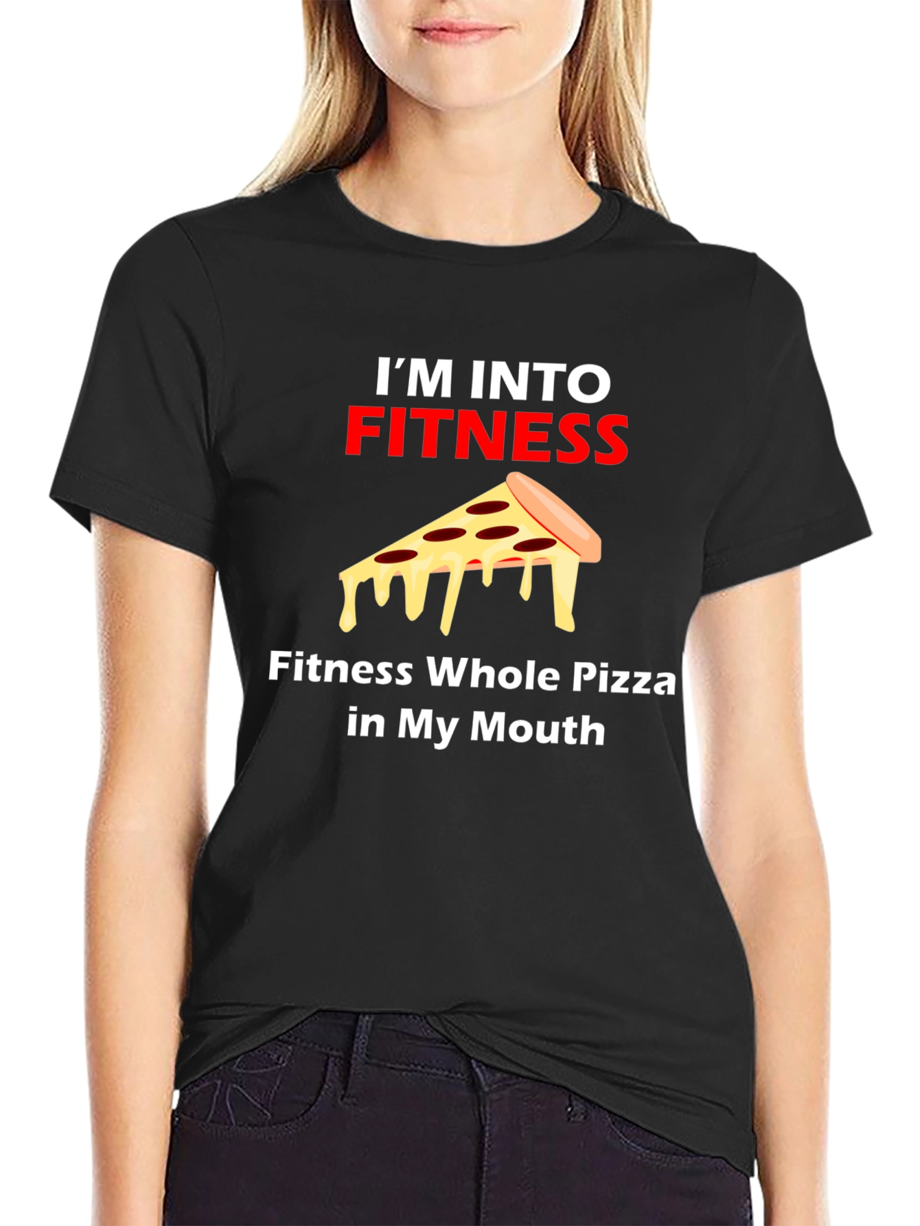 Fitness Pizza Graphic Tee