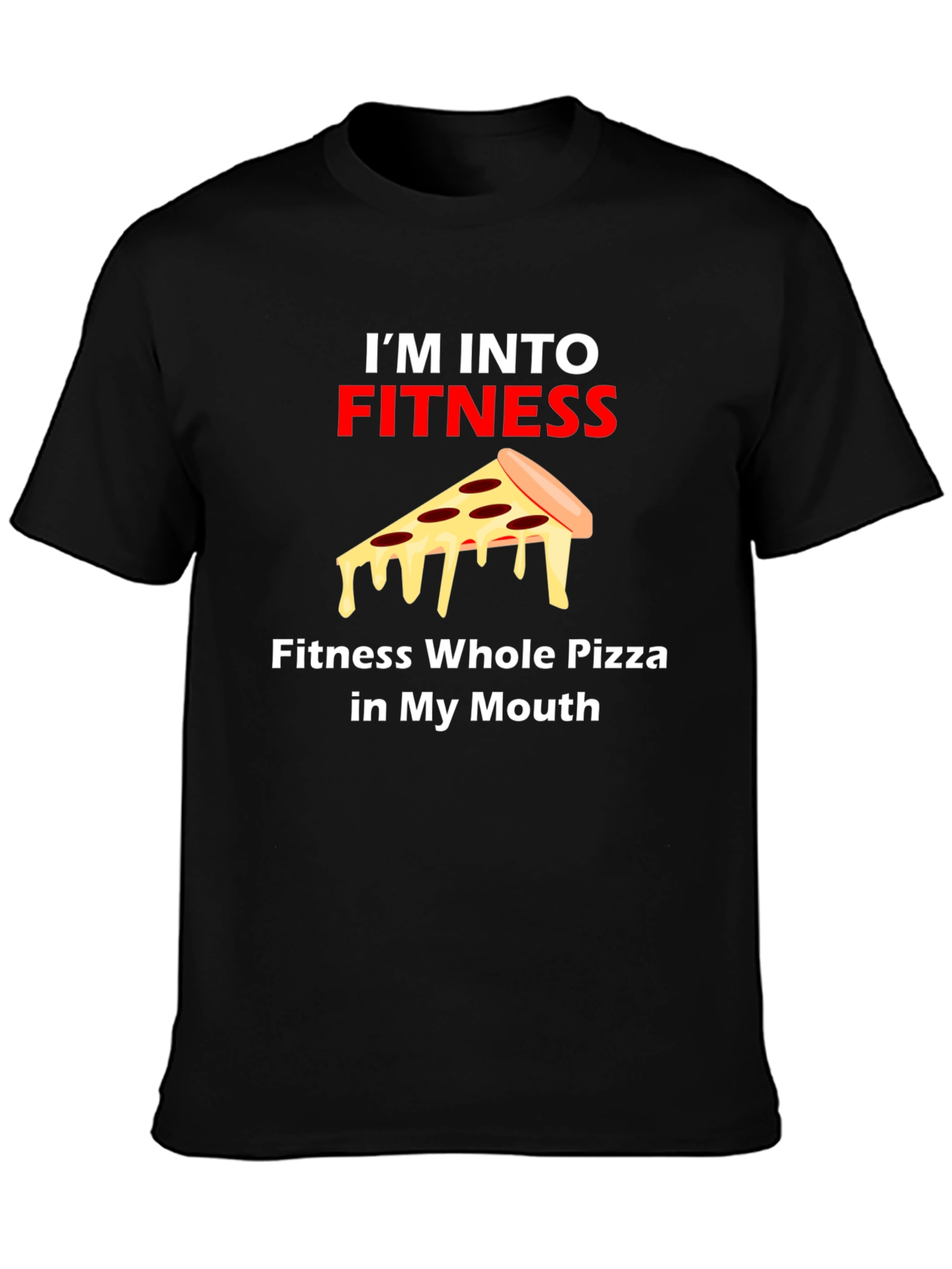 Fitness Pizza Graphic Tee