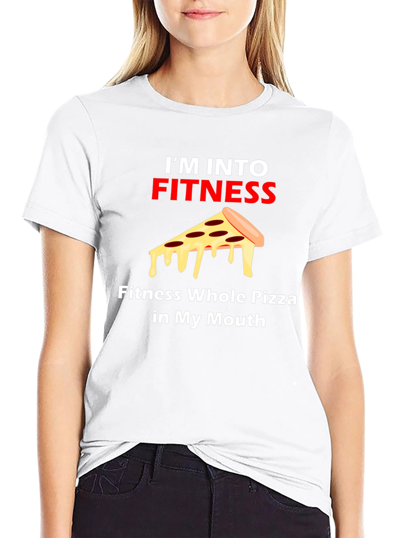 Fitness Pizza Graphic Tee