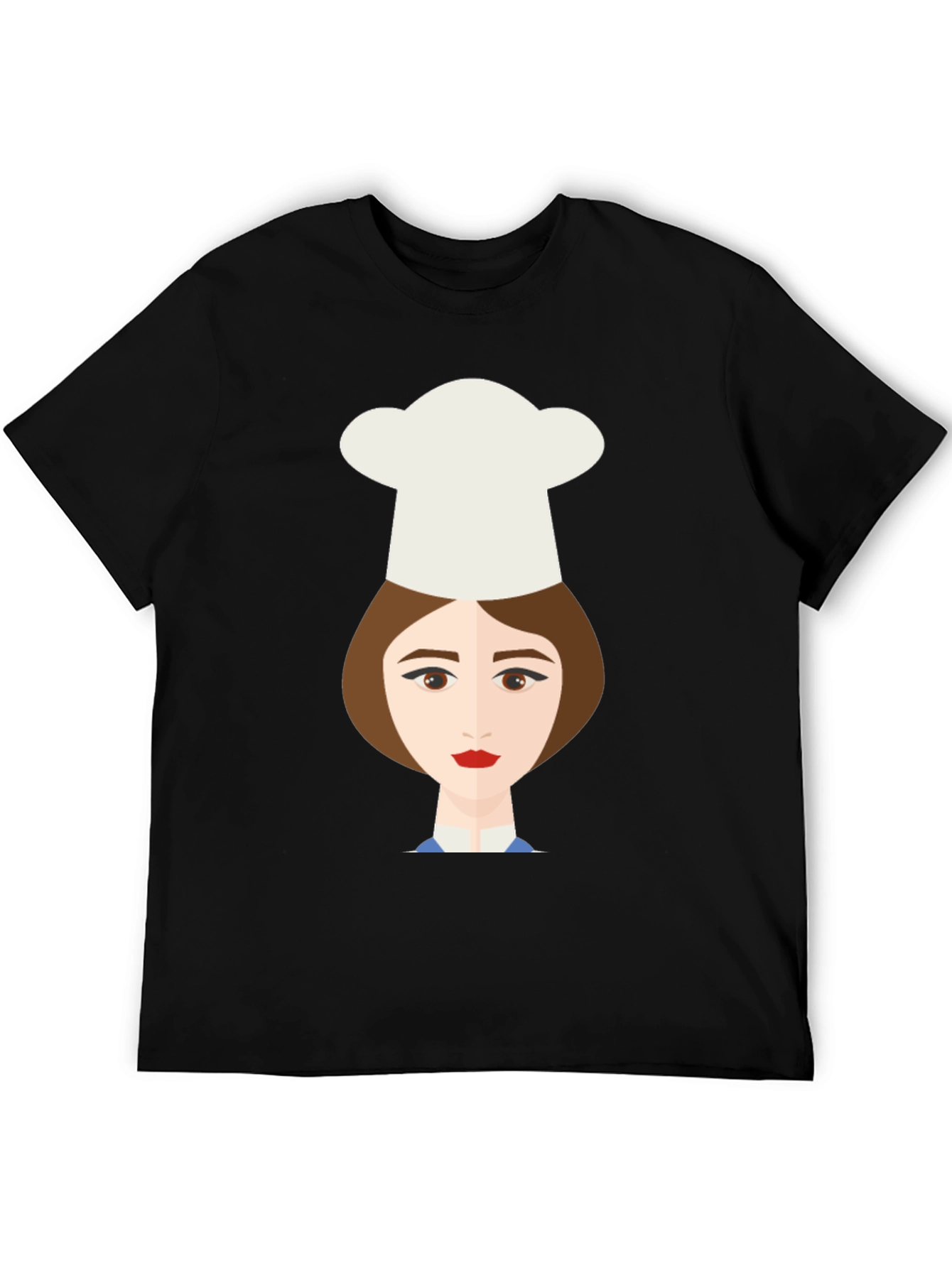 Chef Girl Graphic Tee - Unique Design Soft Cotton
