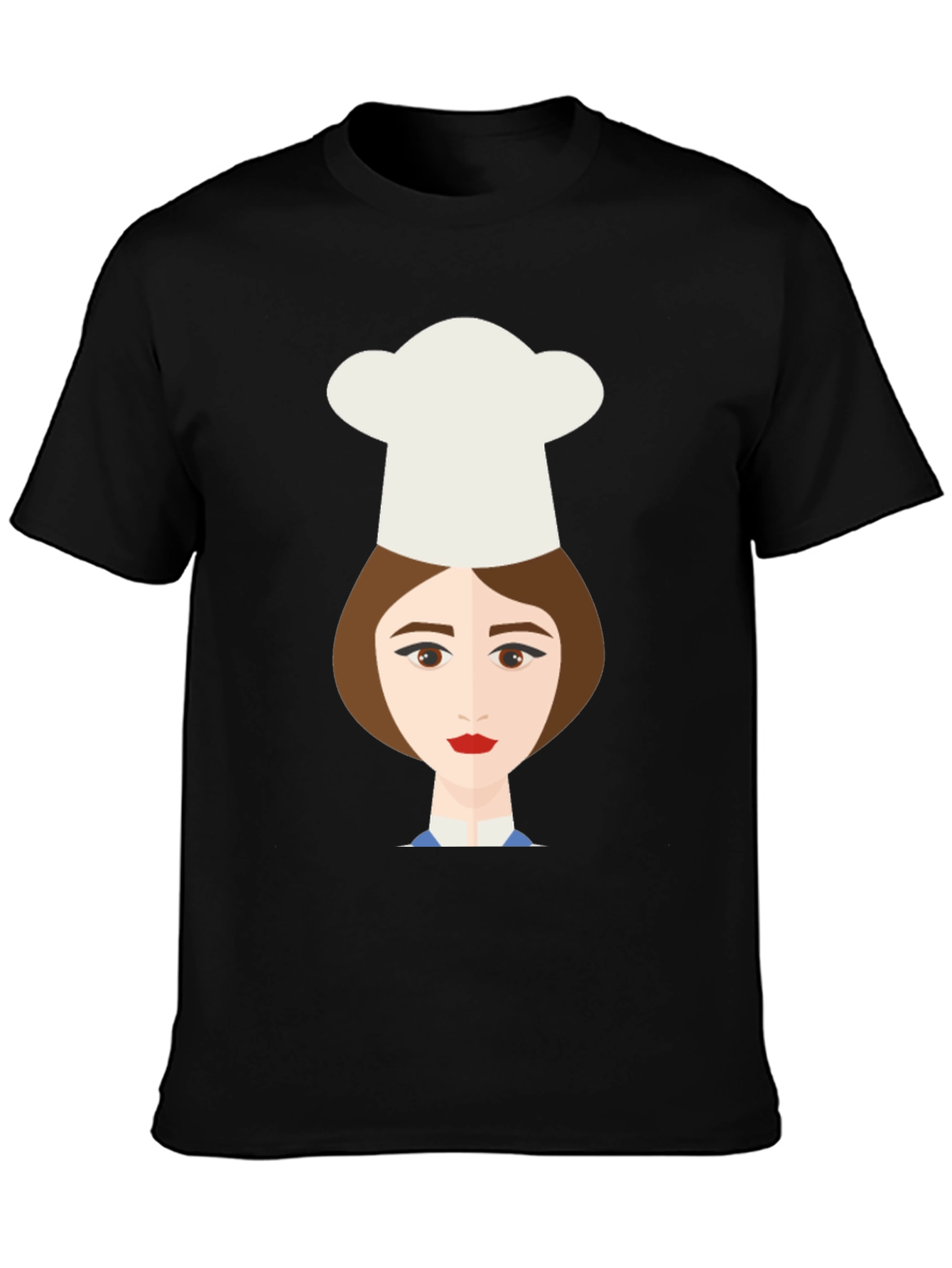 Chef Girl Graphic Tee - Unique Design Soft Cotton