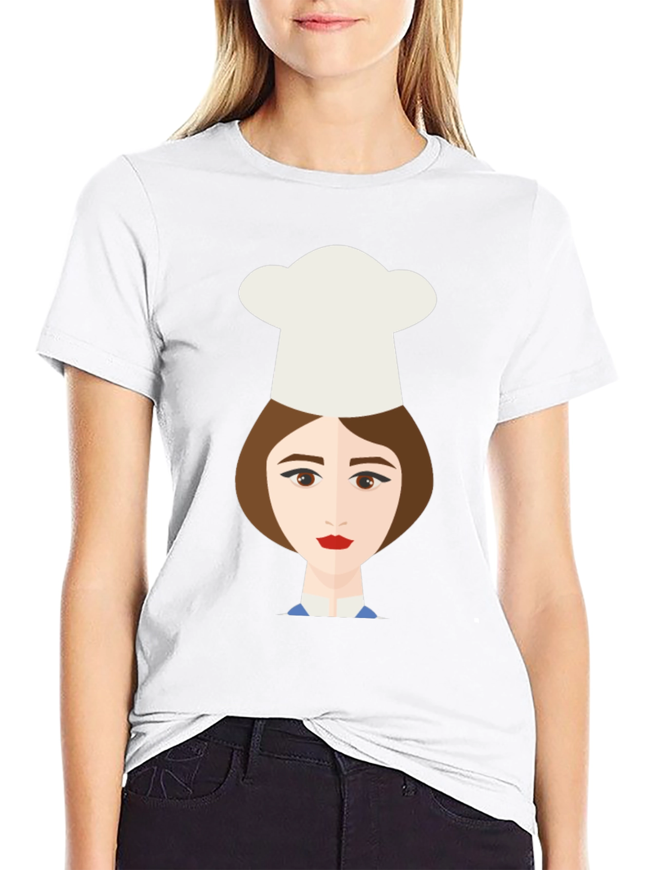 Chef Girl Graphic Tee - Unique Design Soft Cotton