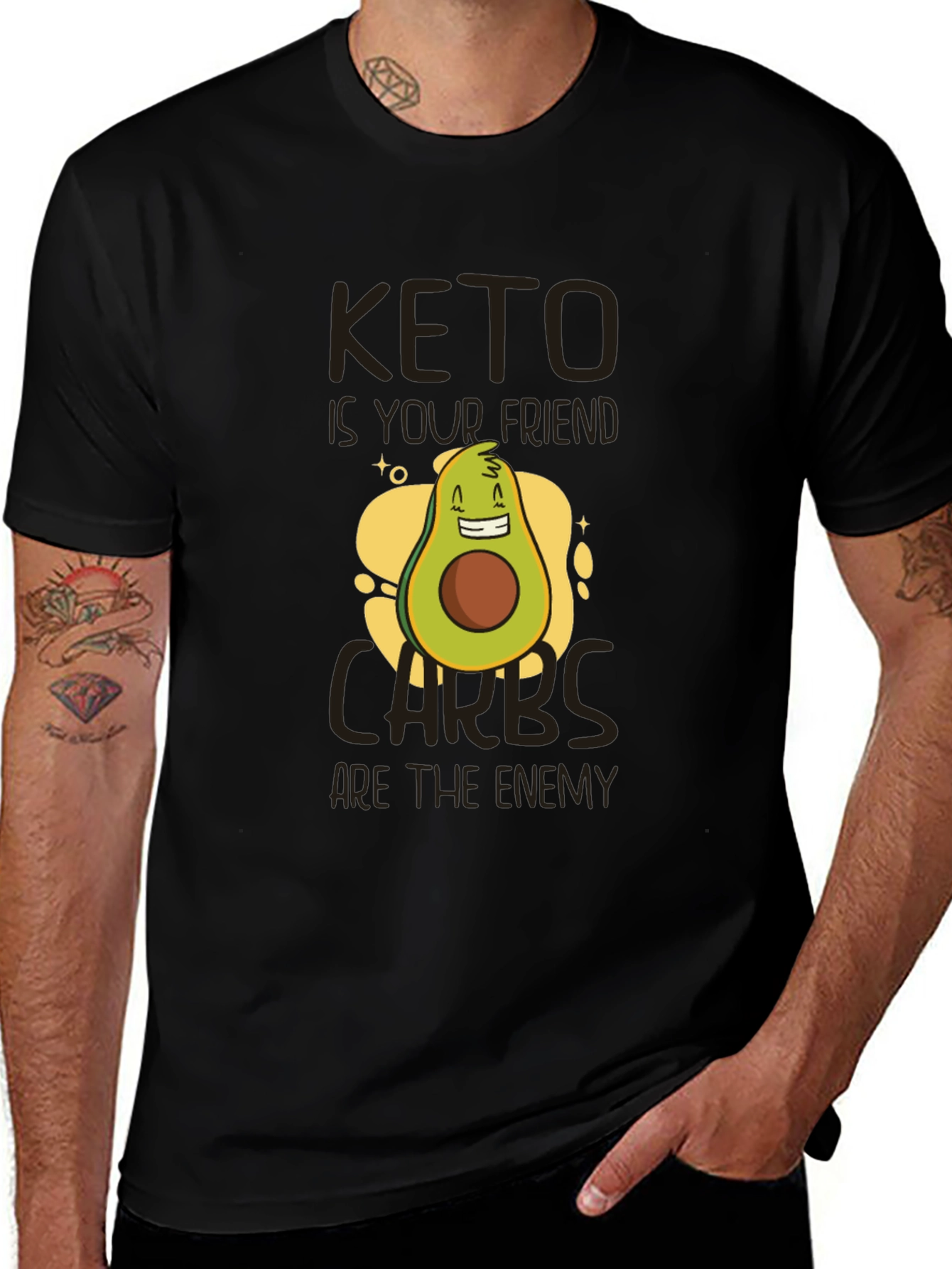 Keto Avocado Graphic Tee
