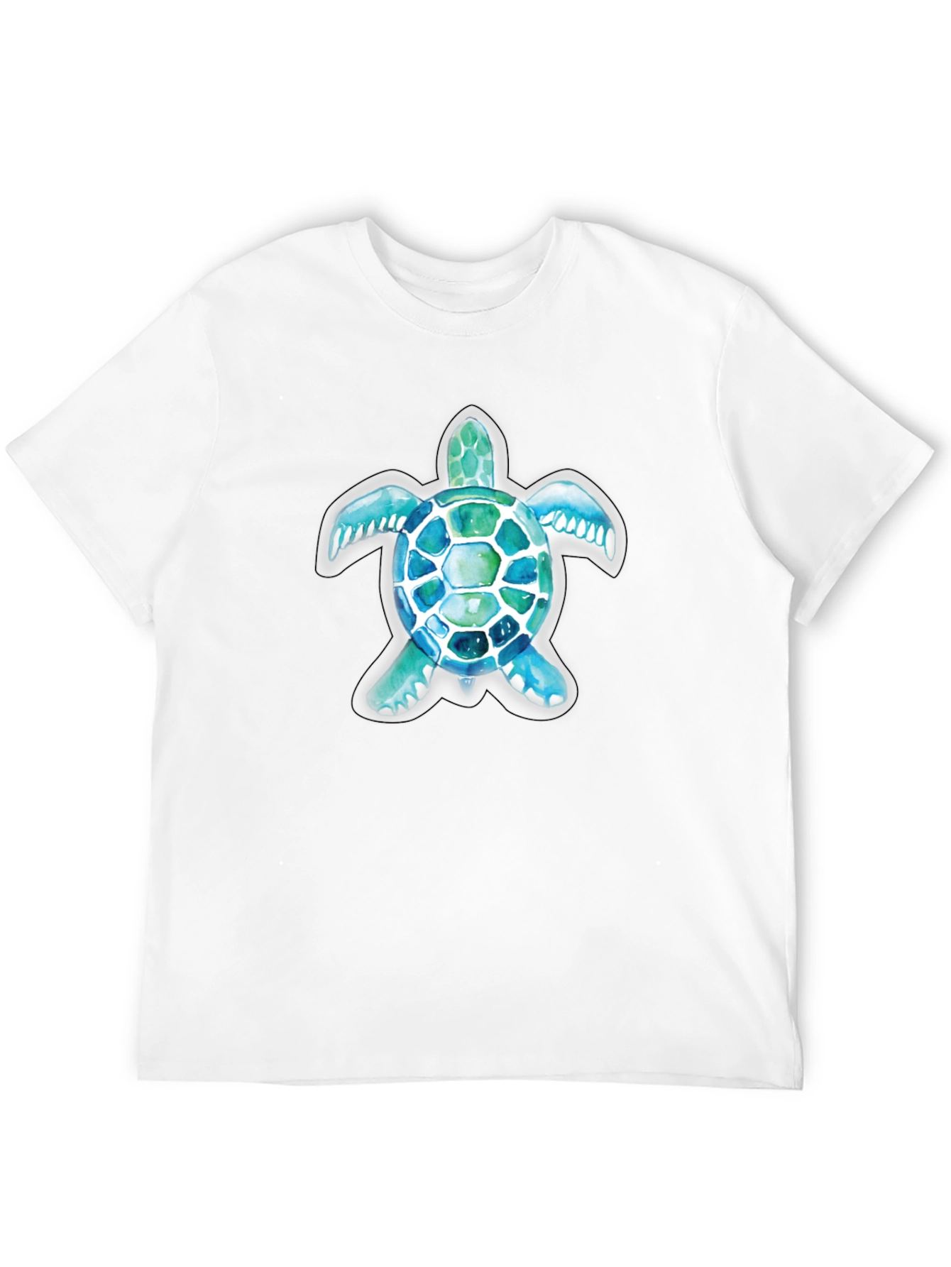 Sea Turtle Graphic Print T-Shirt