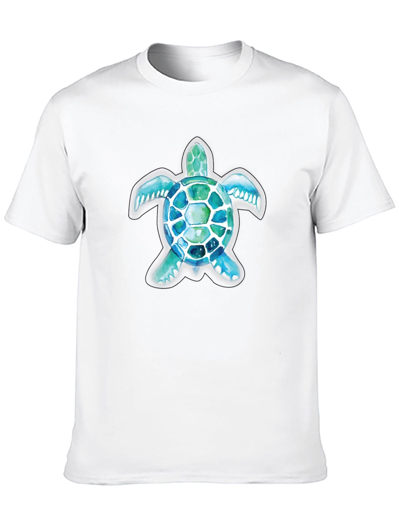 Sea Turtle Graphic Print T-Shirt