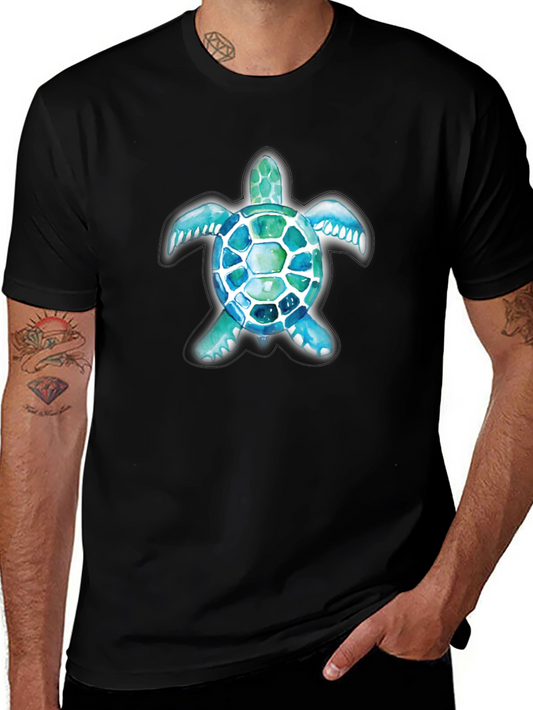 Sea Turtle Graphic Print T-Shirt