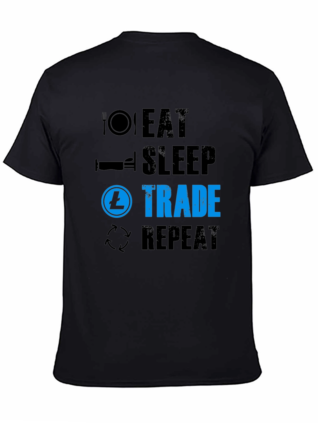 Eat Sleep Trade Repeat T-Shirt - Crypto Trader Tee