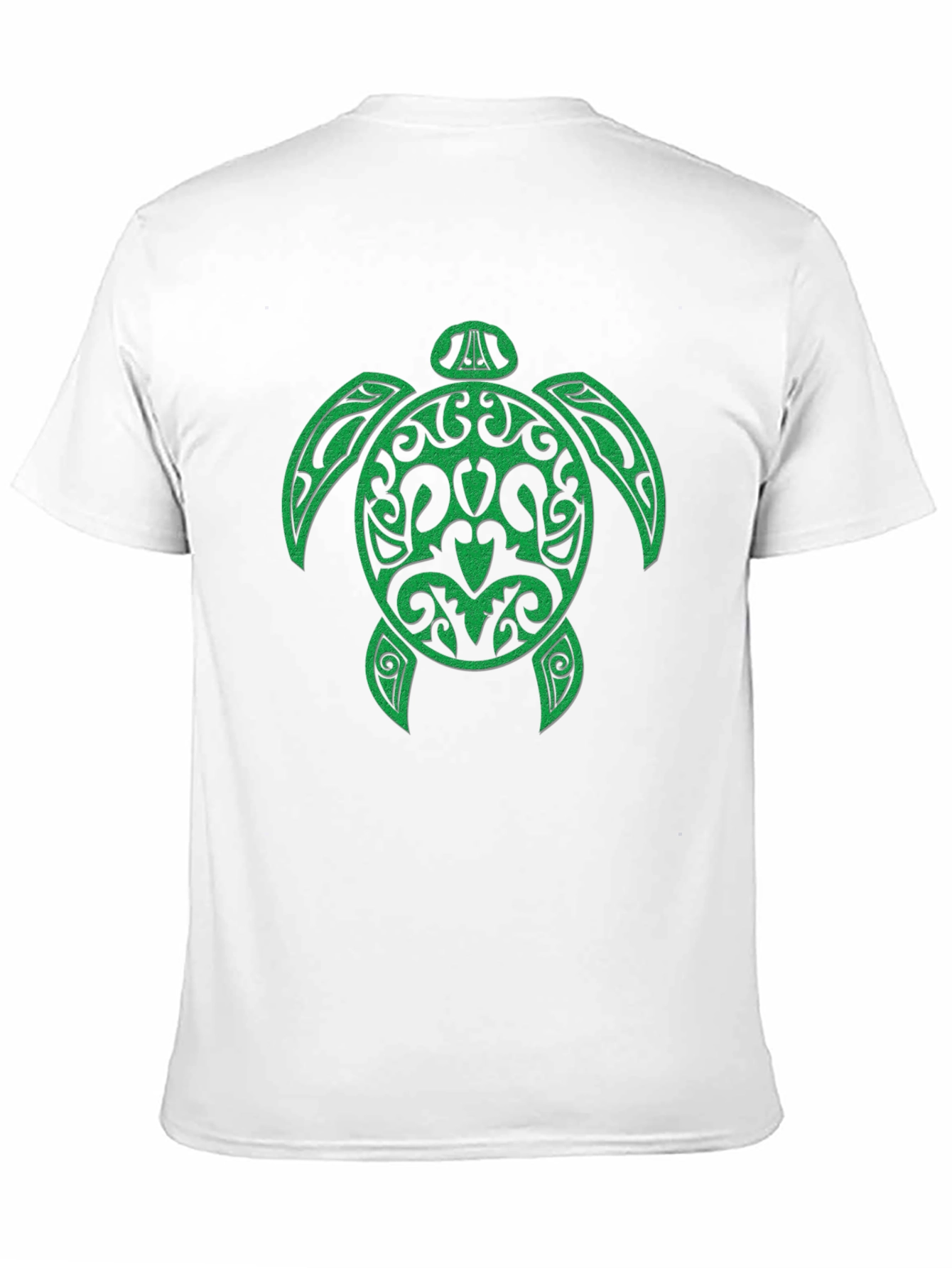 Green Turtle Graphic Black Tee