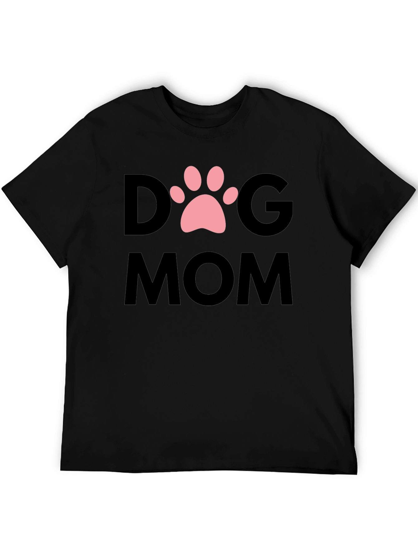 Dog Mom T-Shirt - Cute Paw Print Graphic