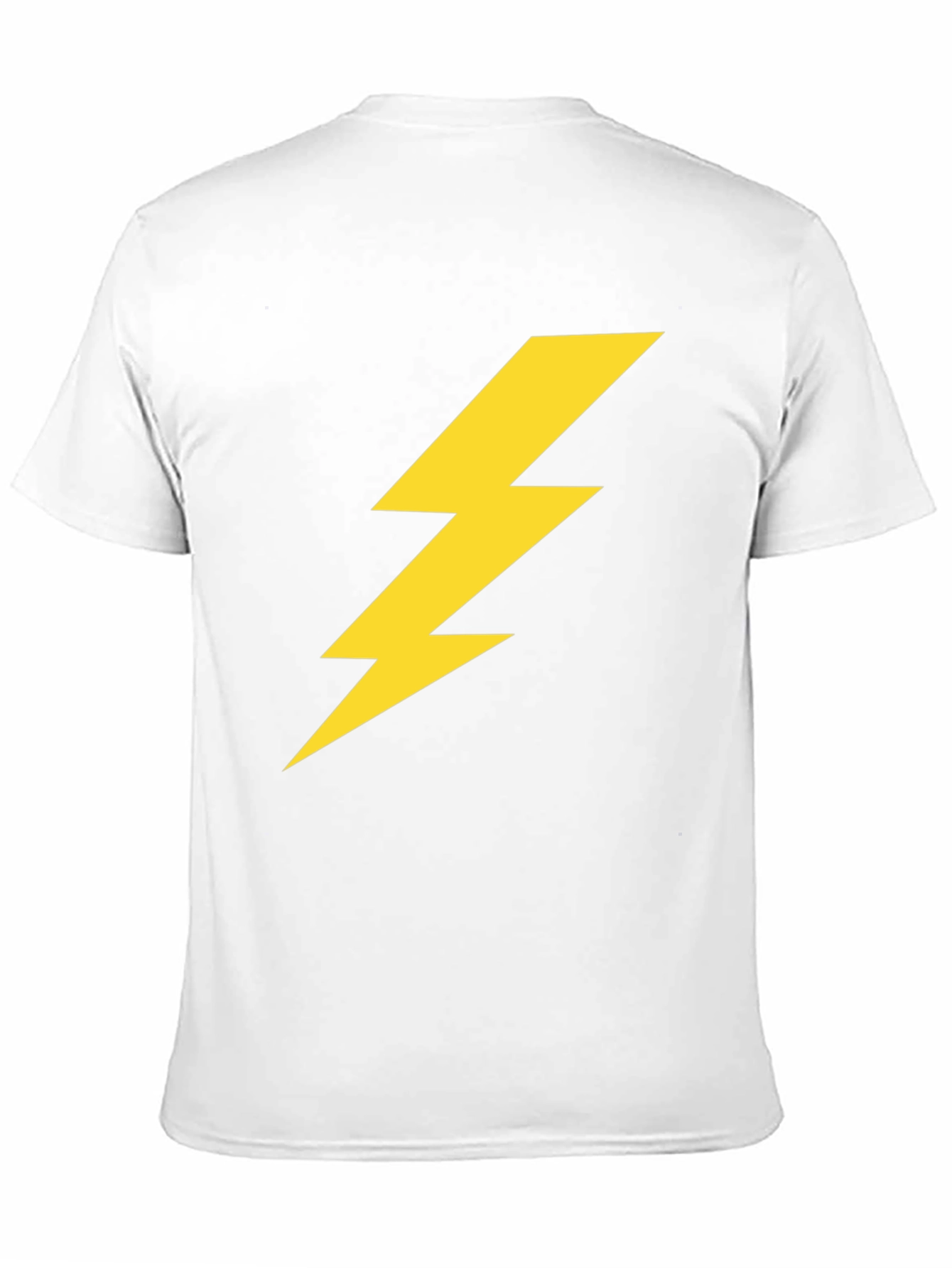 Lightning Bolt Graphic Tee - Black Casual T-Shirt