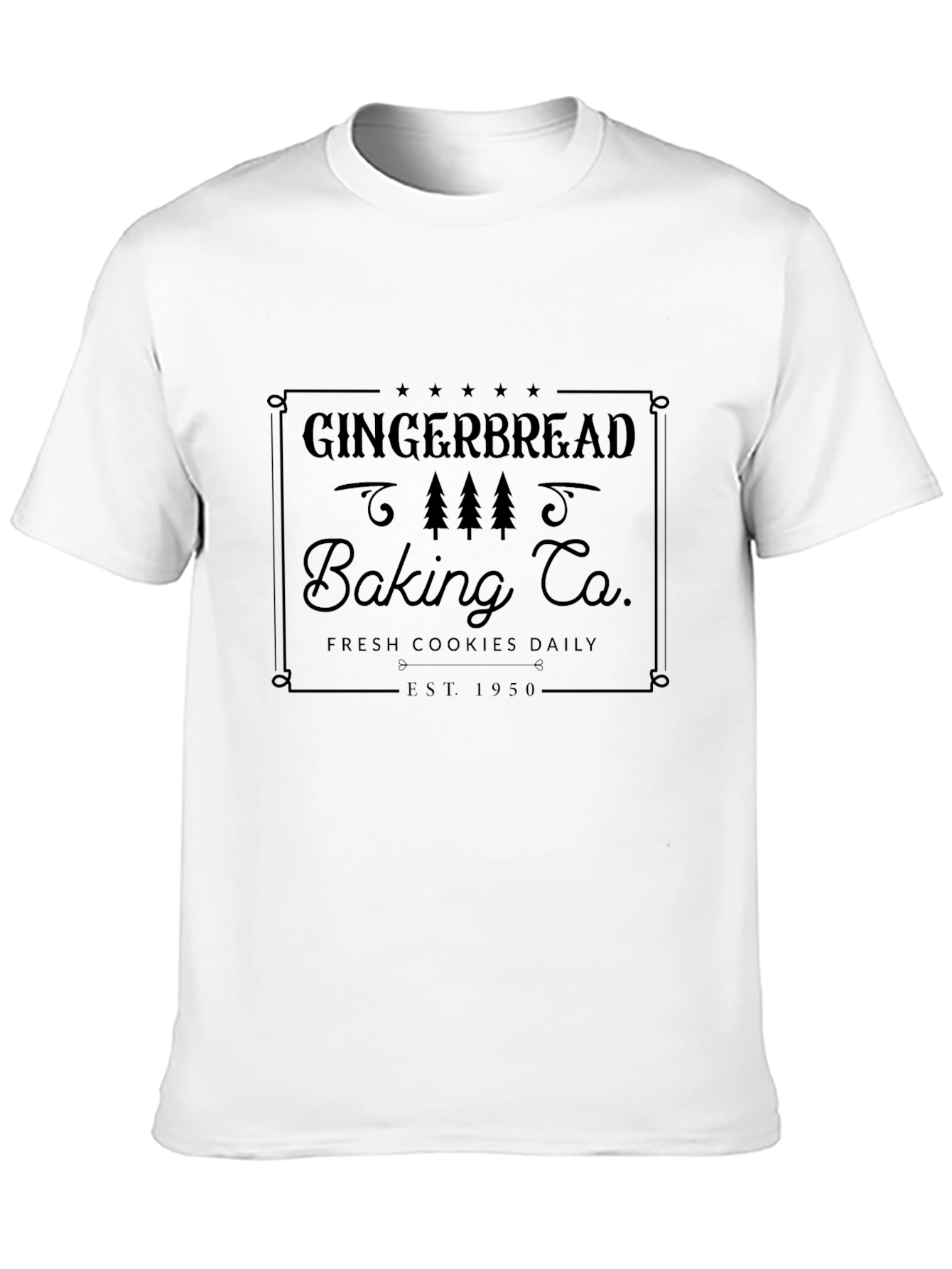 Gingerbread Baking Co. T-Shirt - Fresh Cookies Daily
