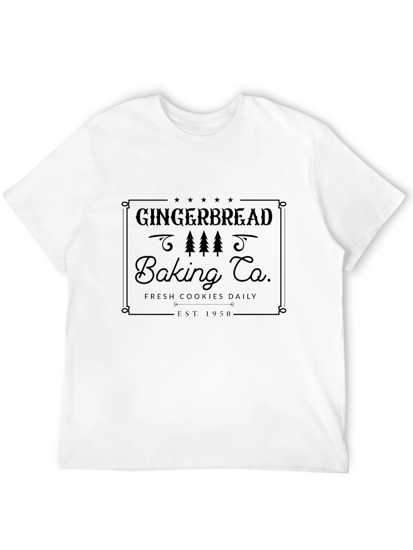 Gingerbread Baking Co. T-Shirt - Fresh Cookies Daily