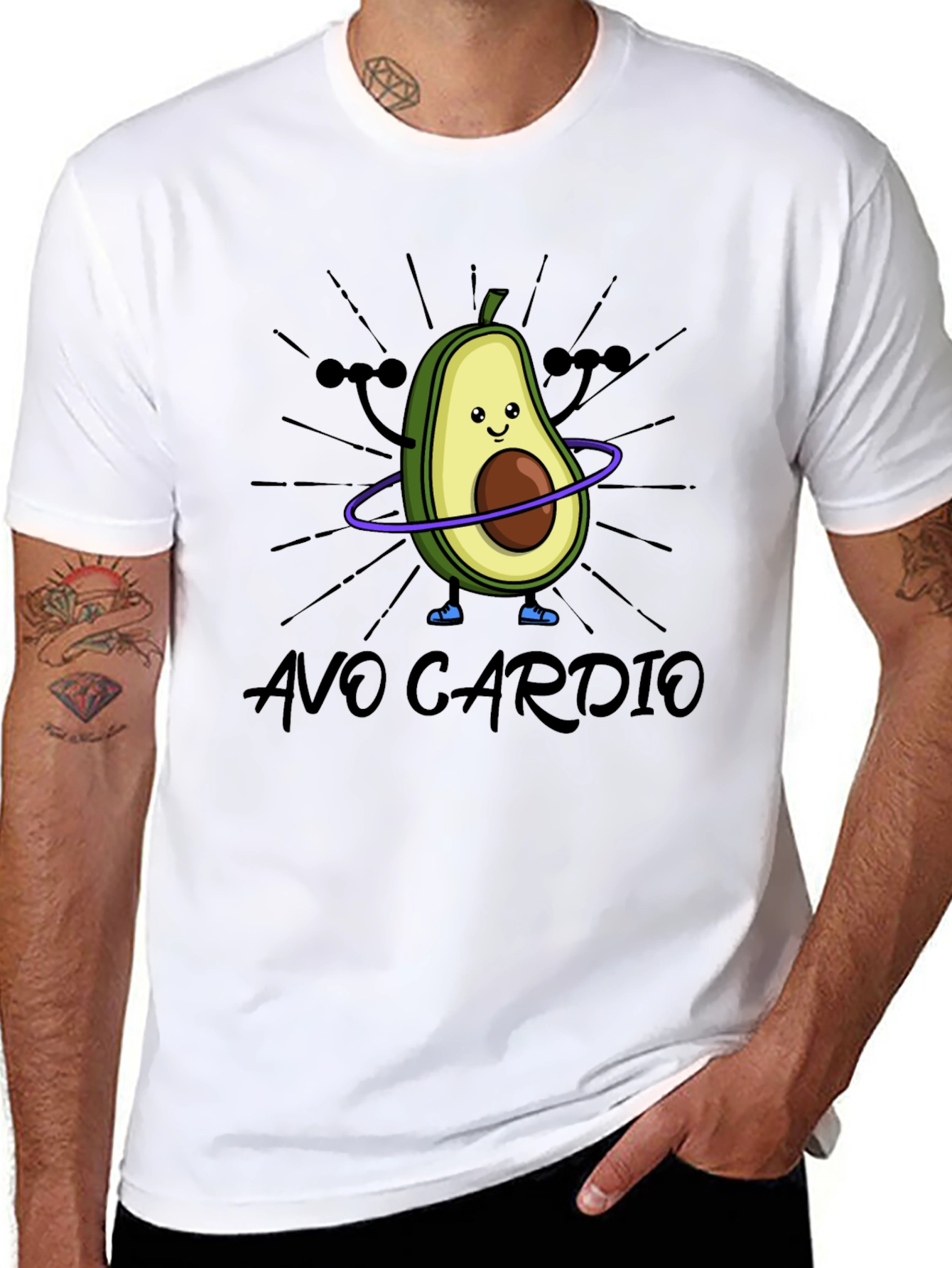 Avo Cardio Black T-Shirt