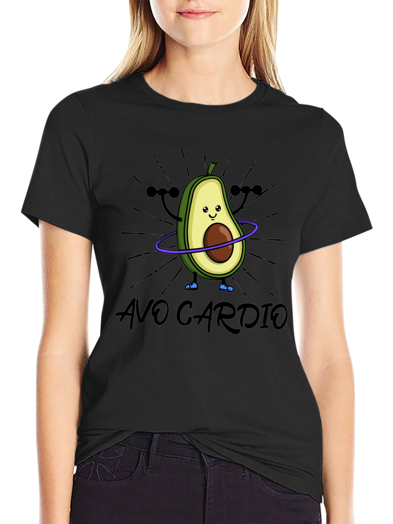 Avo Cardio Black T-Shirt