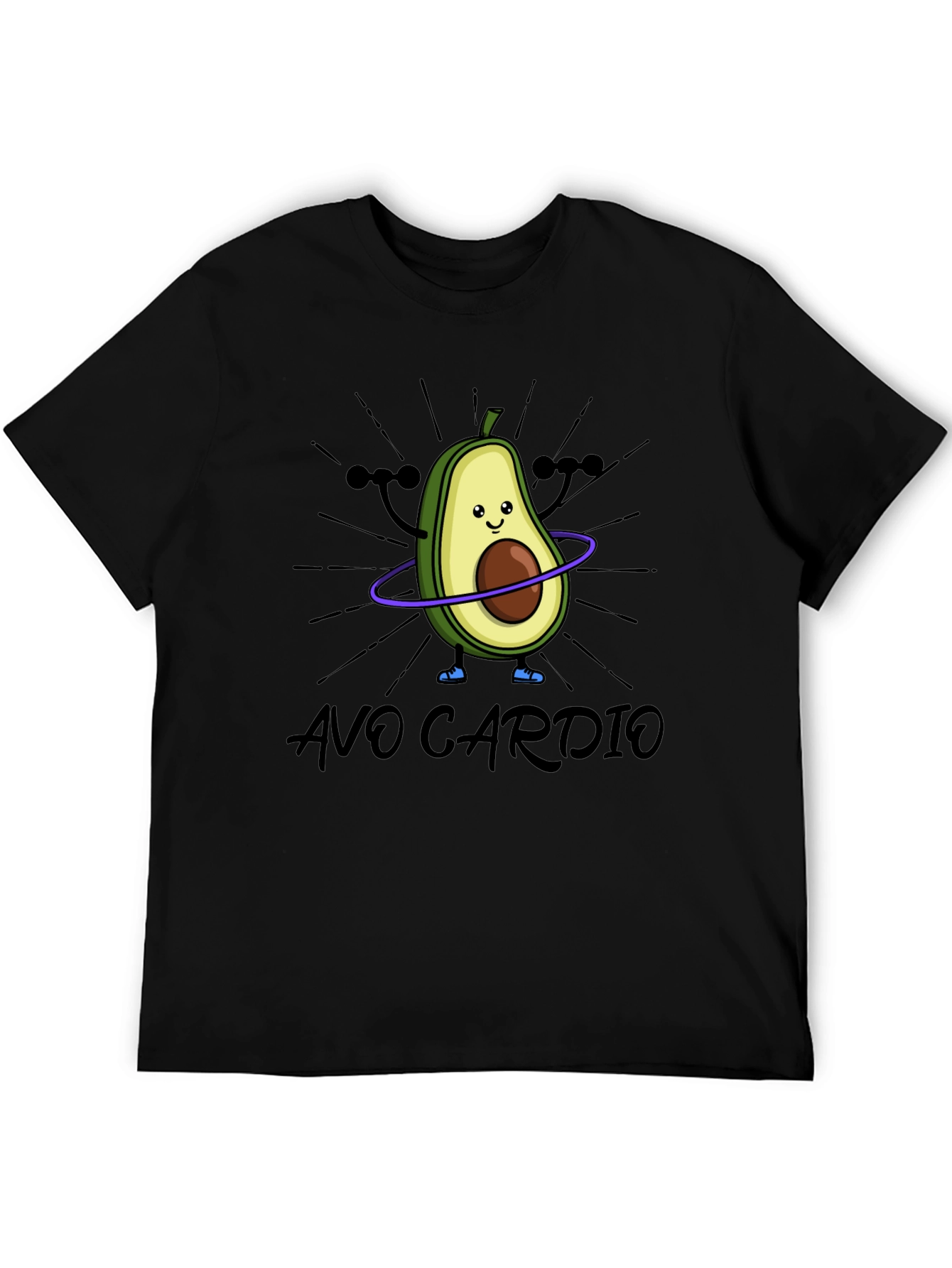 Avo Cardio Black T-Shirt