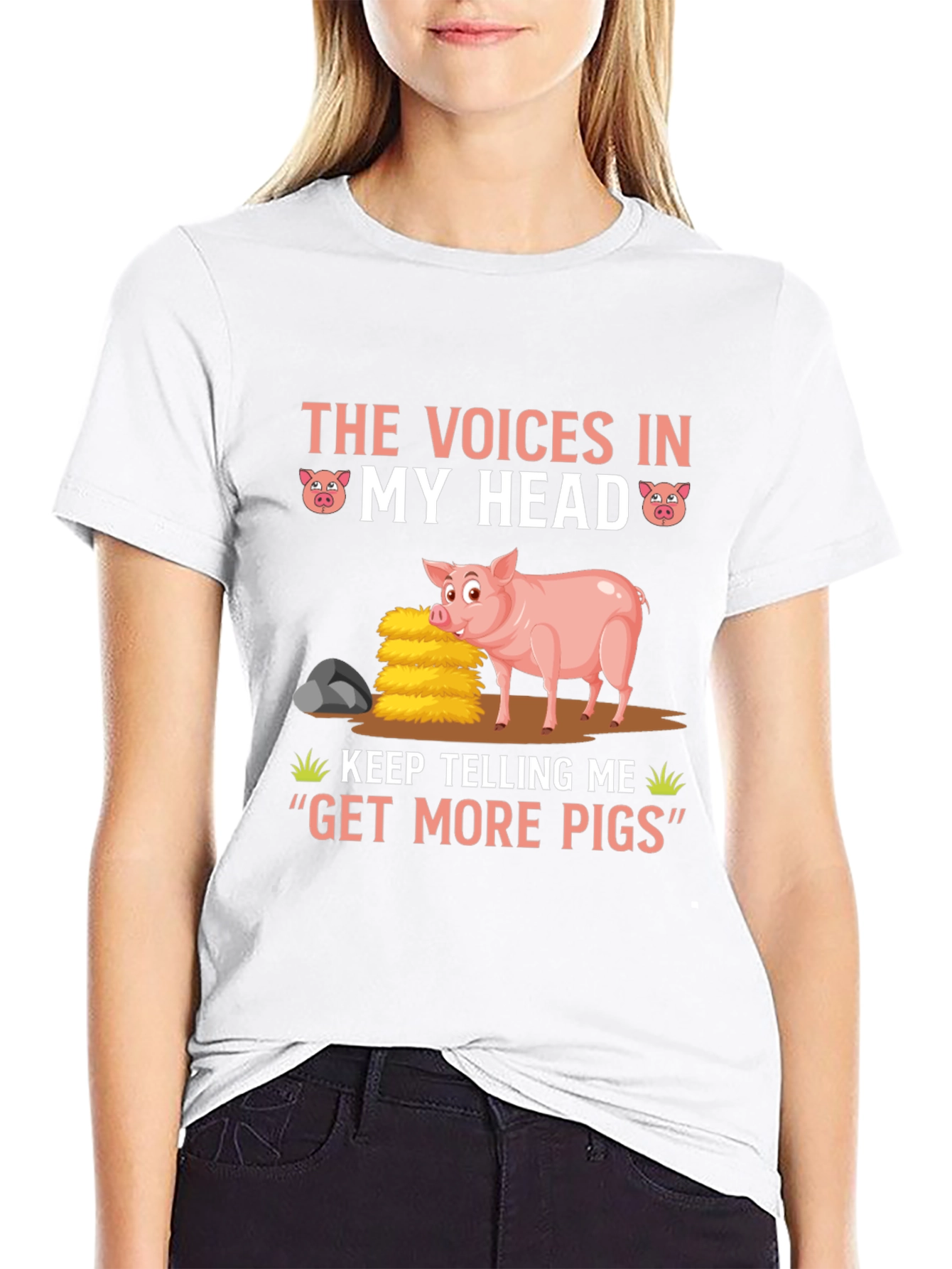 Voices in My Head Pig T-Shirt