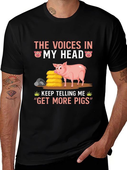 Voices in My Head Pig T-Shirt