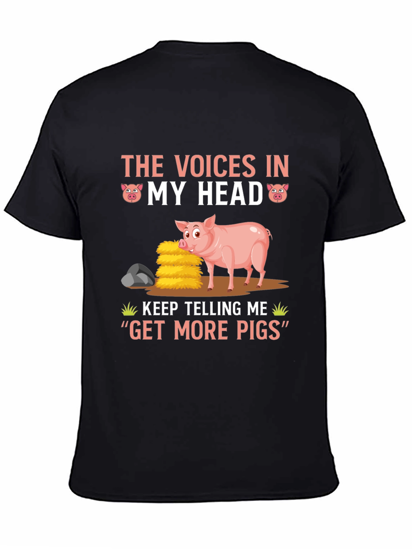 Voices in My Head Pig T-Shirt