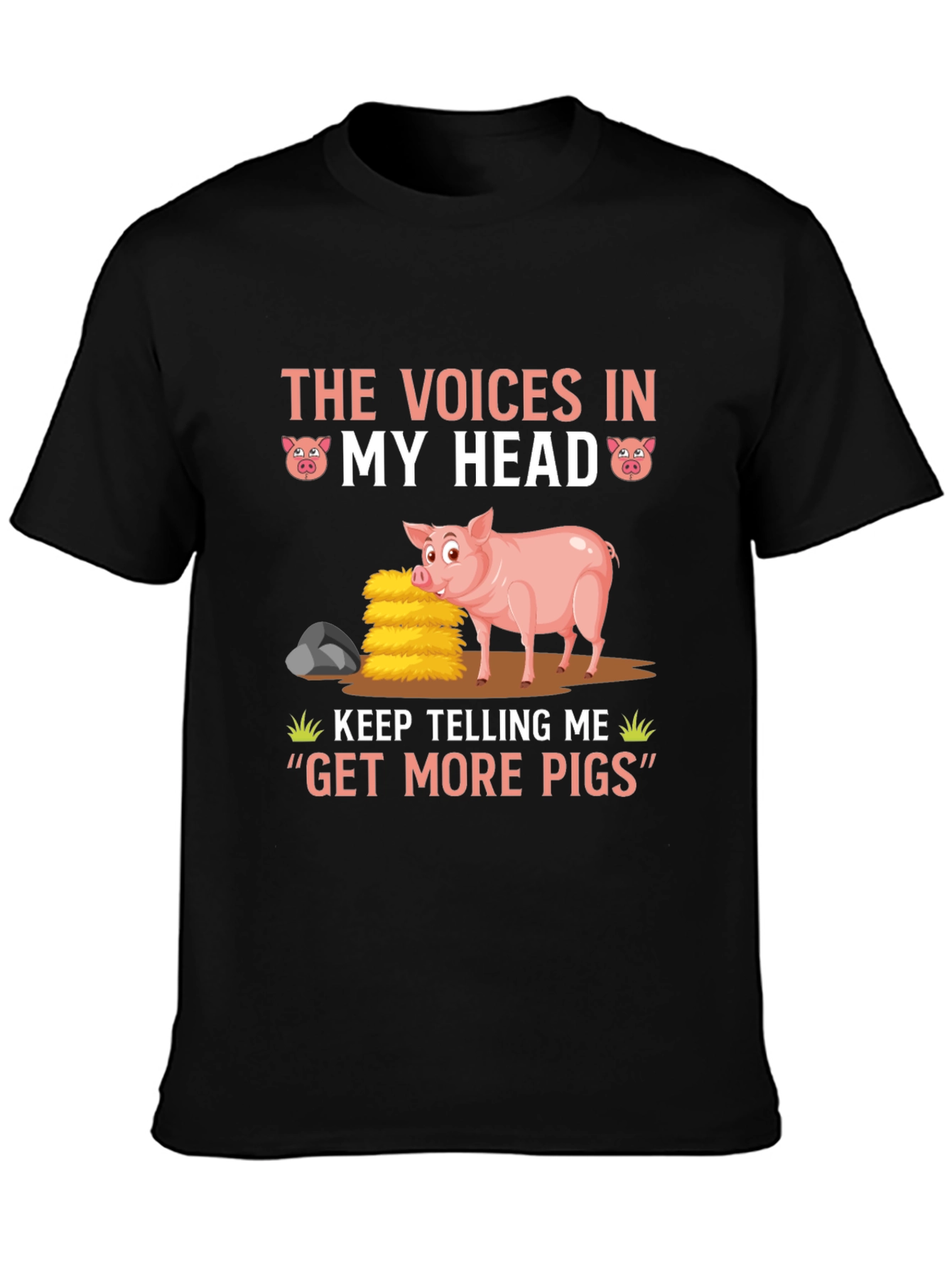 Voices in My Head Pig T-Shirt