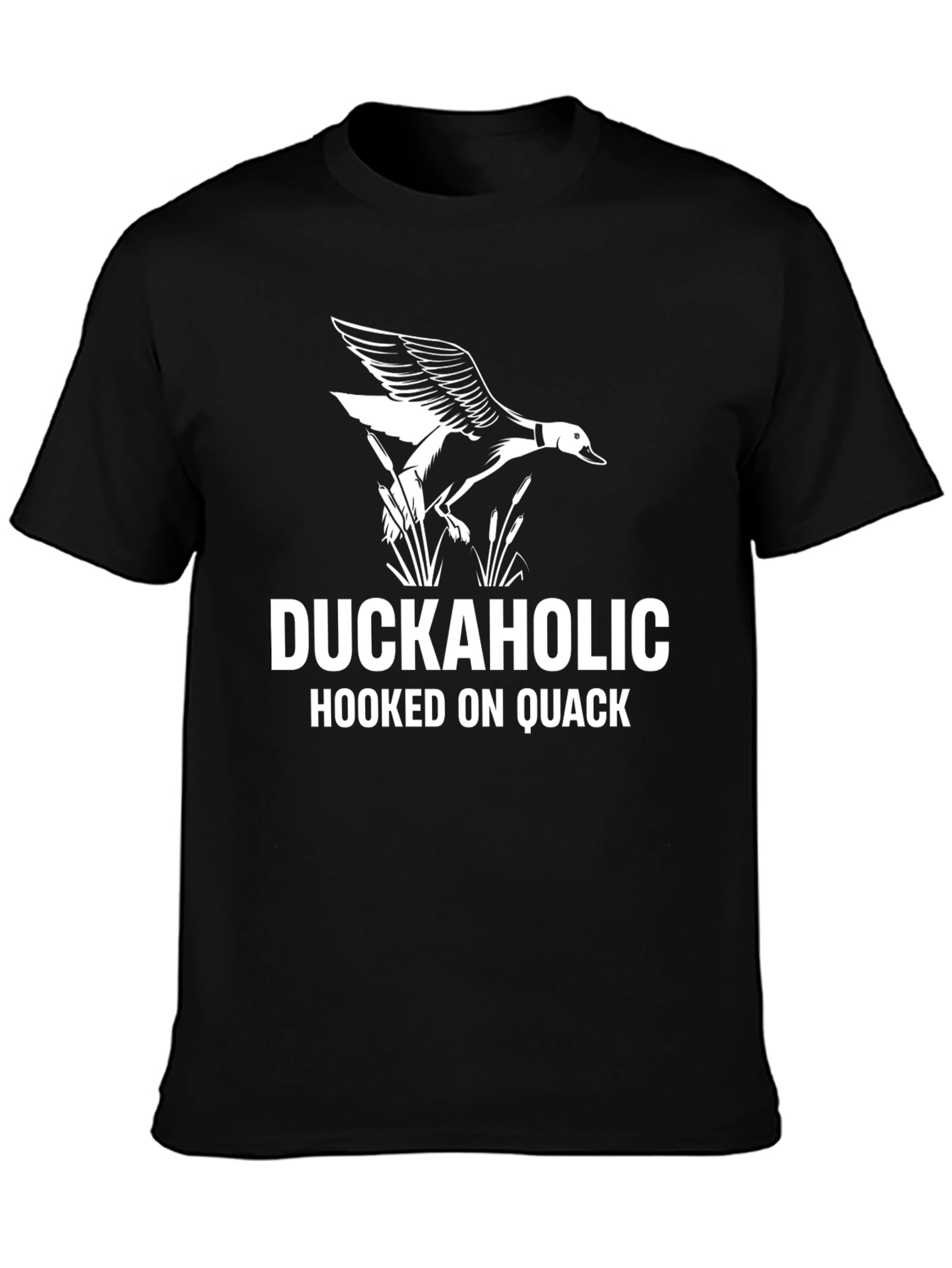 Duckaholic T-Shirt: Hooked on Quack Mens