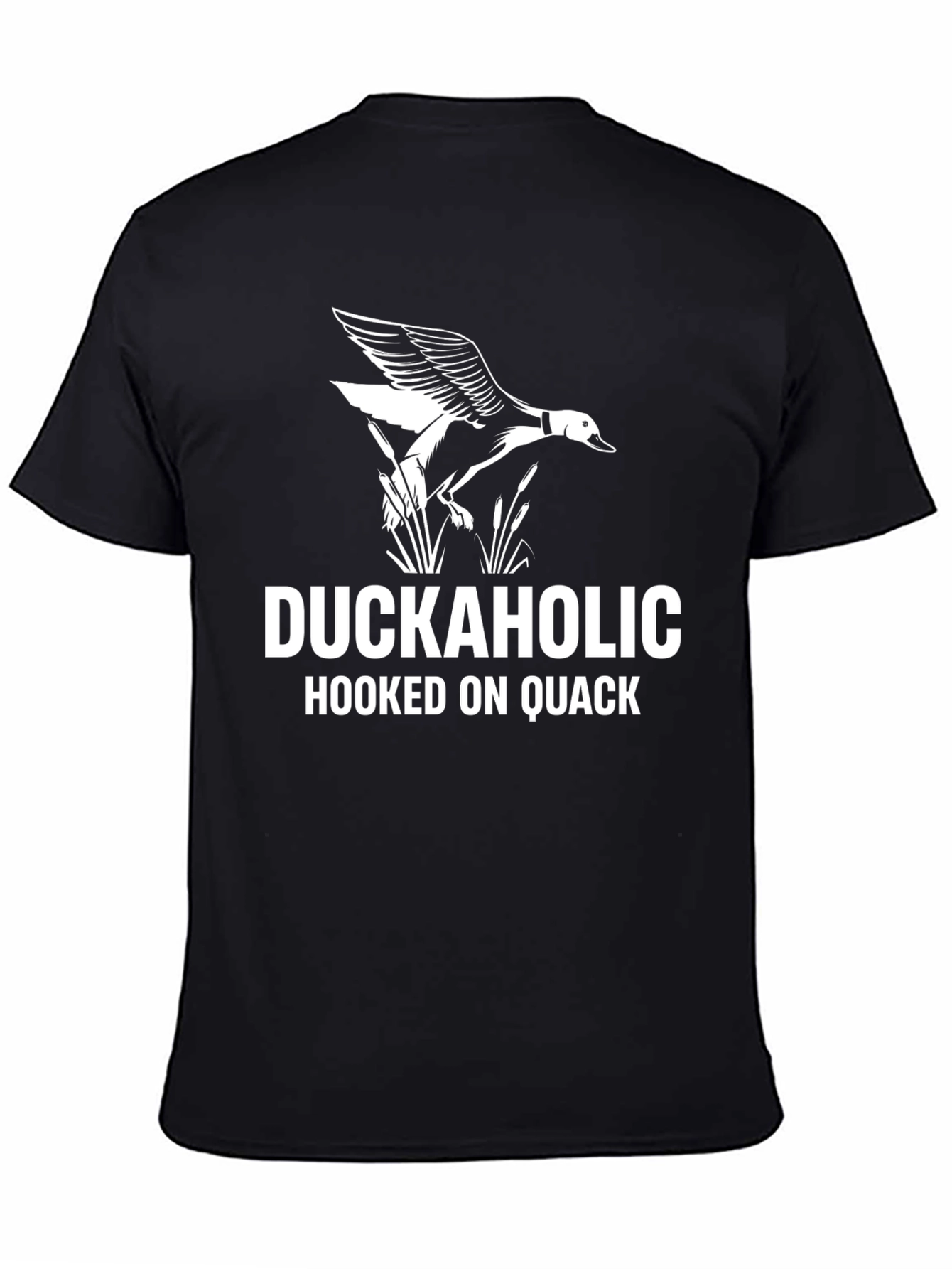 Duckaholic T-Shirt: Hooked on Quack Mens