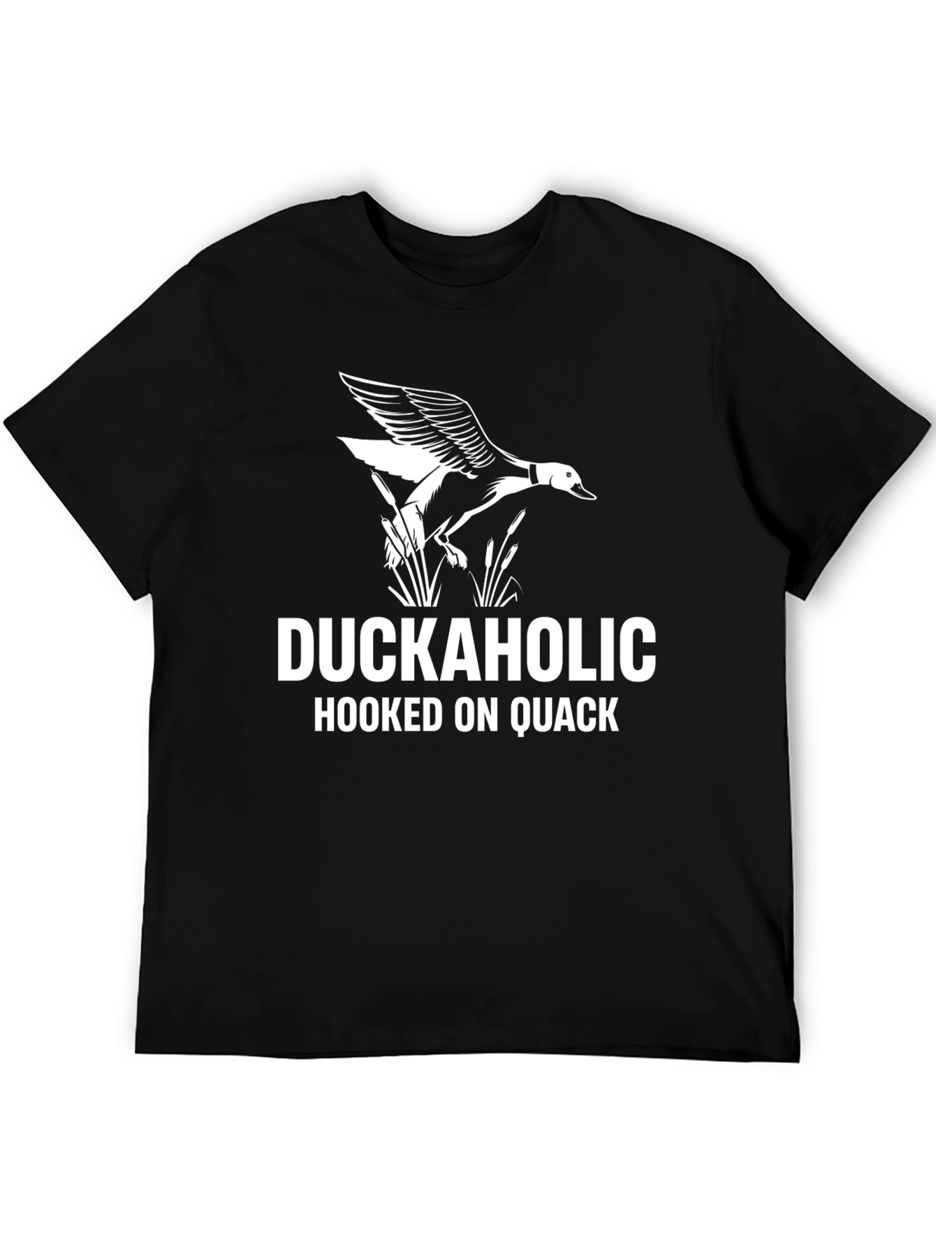Duckaholic T-Shirt: Hooked on Quack Mens
