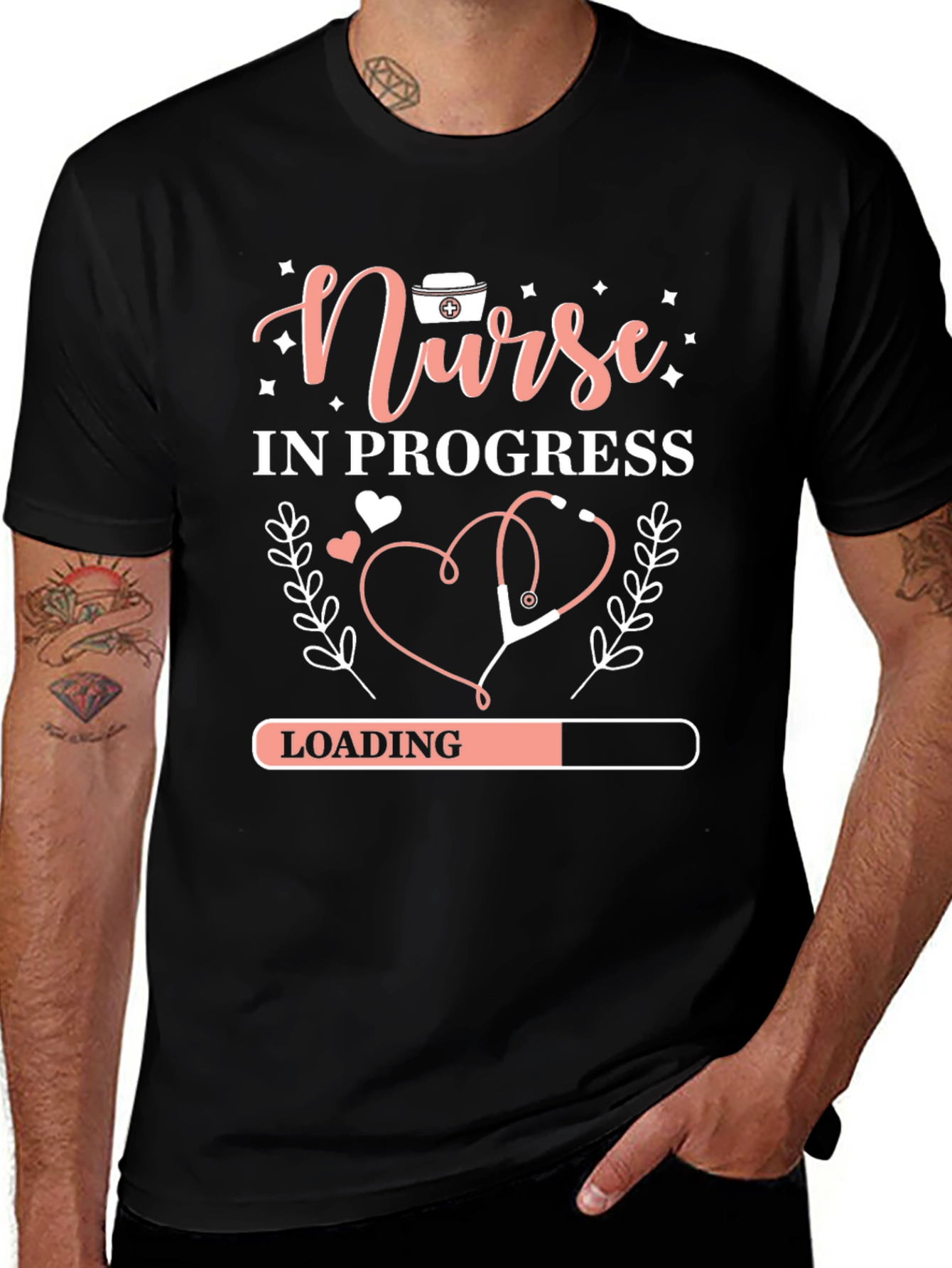 Nurse in Progress T-Shirt Future Healthcare Hero Tee