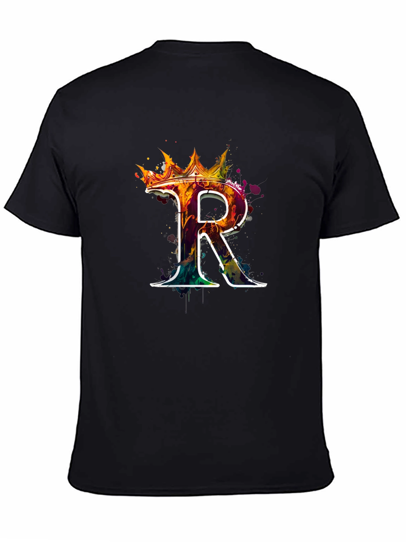 King R Graphic Black T-Shirt