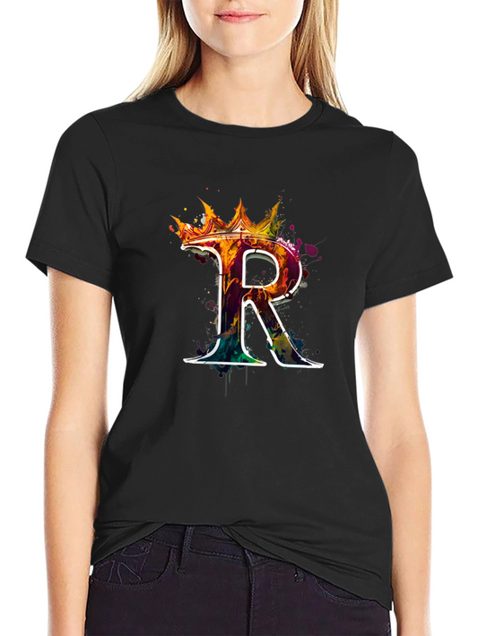 King R Graphic Black T-Shirt